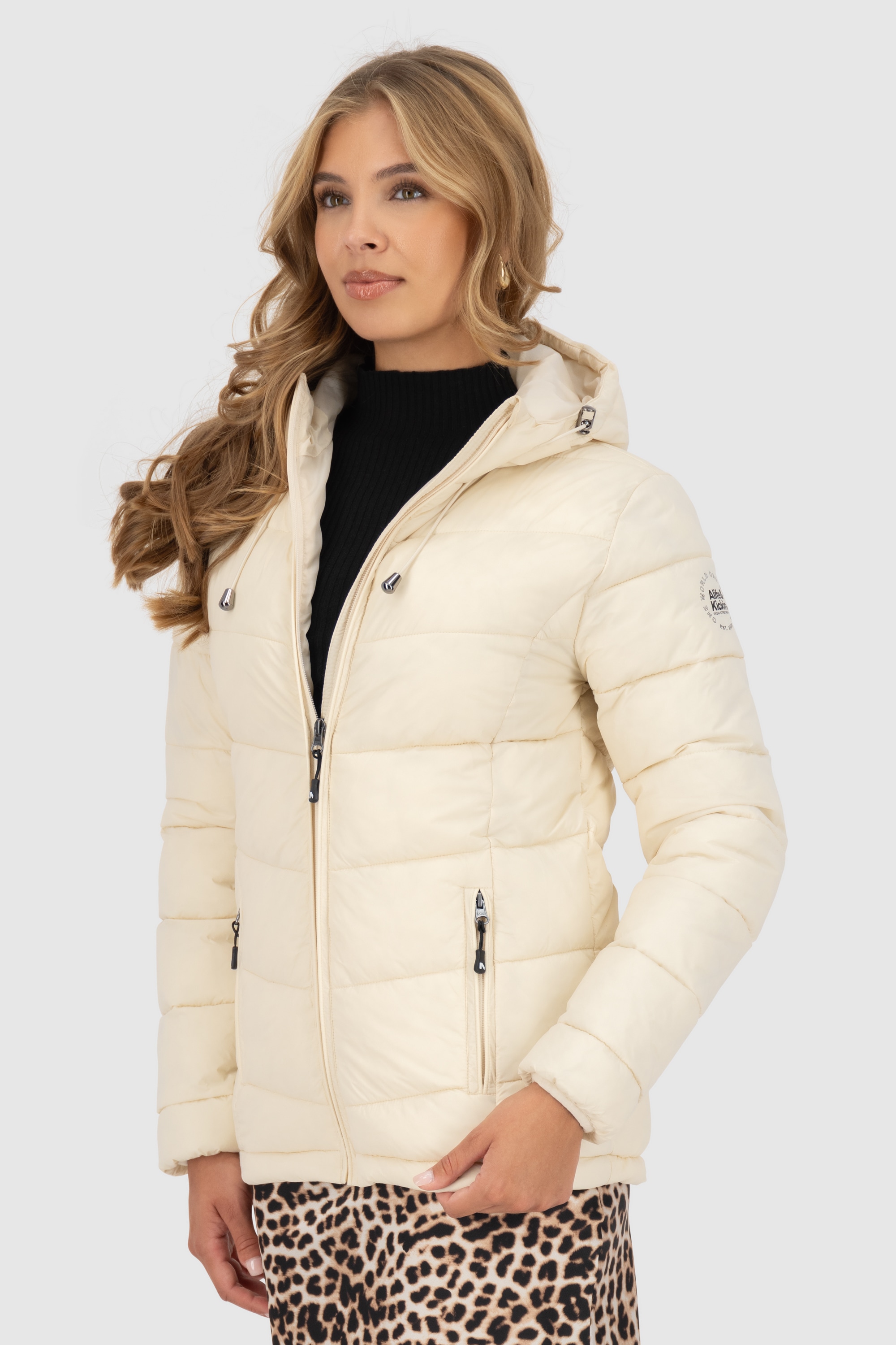 Alife & Kickin Winterjacke »Damen LirazAK A«, Ultraleichte taillierte Steppjacke mit Kapuze
