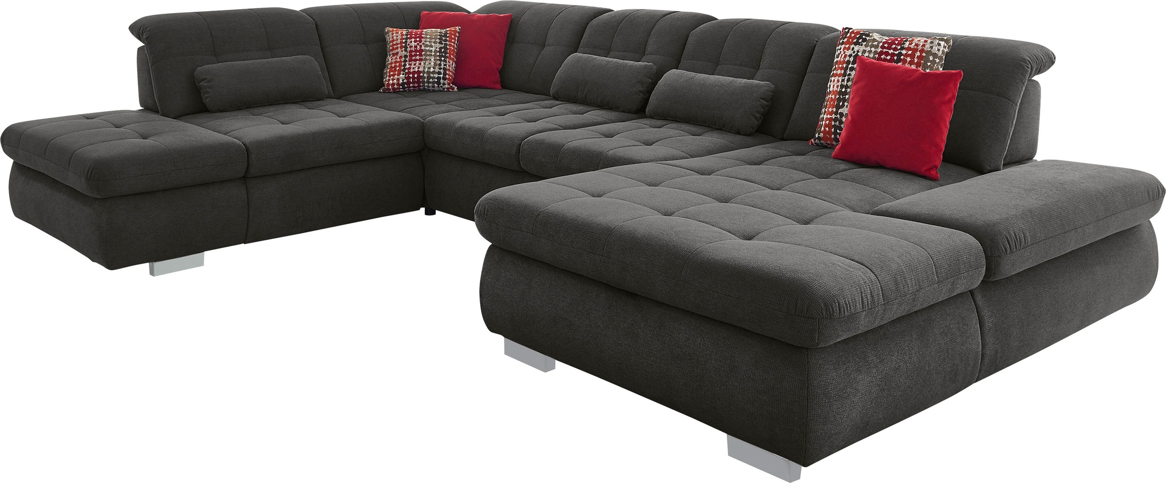Die PlanBar Ecksofa »MP-IN17004 L-Form«, wahlweise mit Funktionen, Federkern-Polsterung