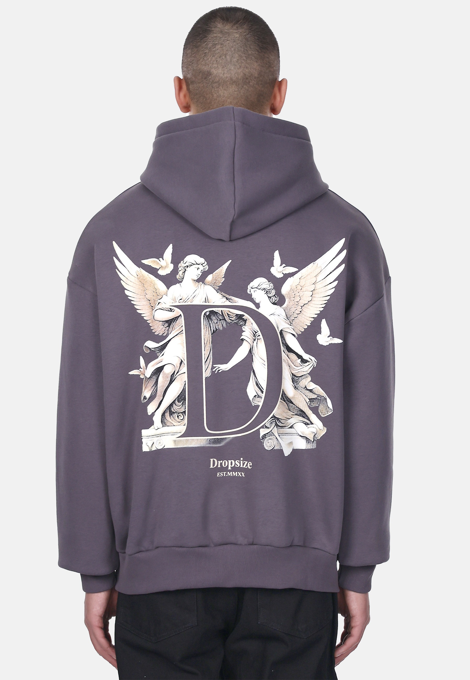 Dropsize Kapuzenpullover »Dropsize HEAVY OVERSIZE ANGEL MARBLE HOODIE« 1 Stk.
