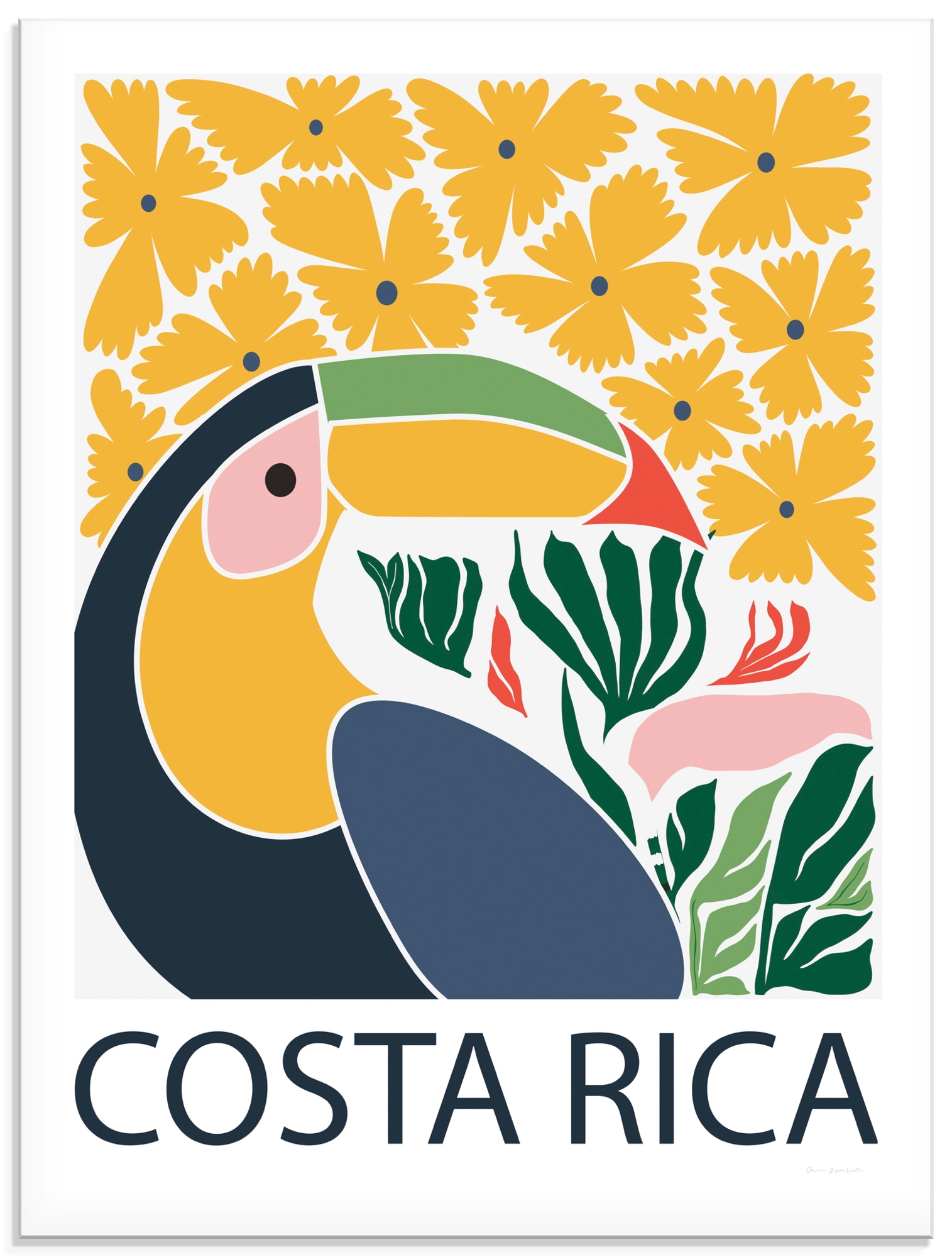 Glasbild ARTLAND "Costa Rica", farbe bild(er): farbig, B:60cm H:80cm, Bilder, in verschiedenen Größen