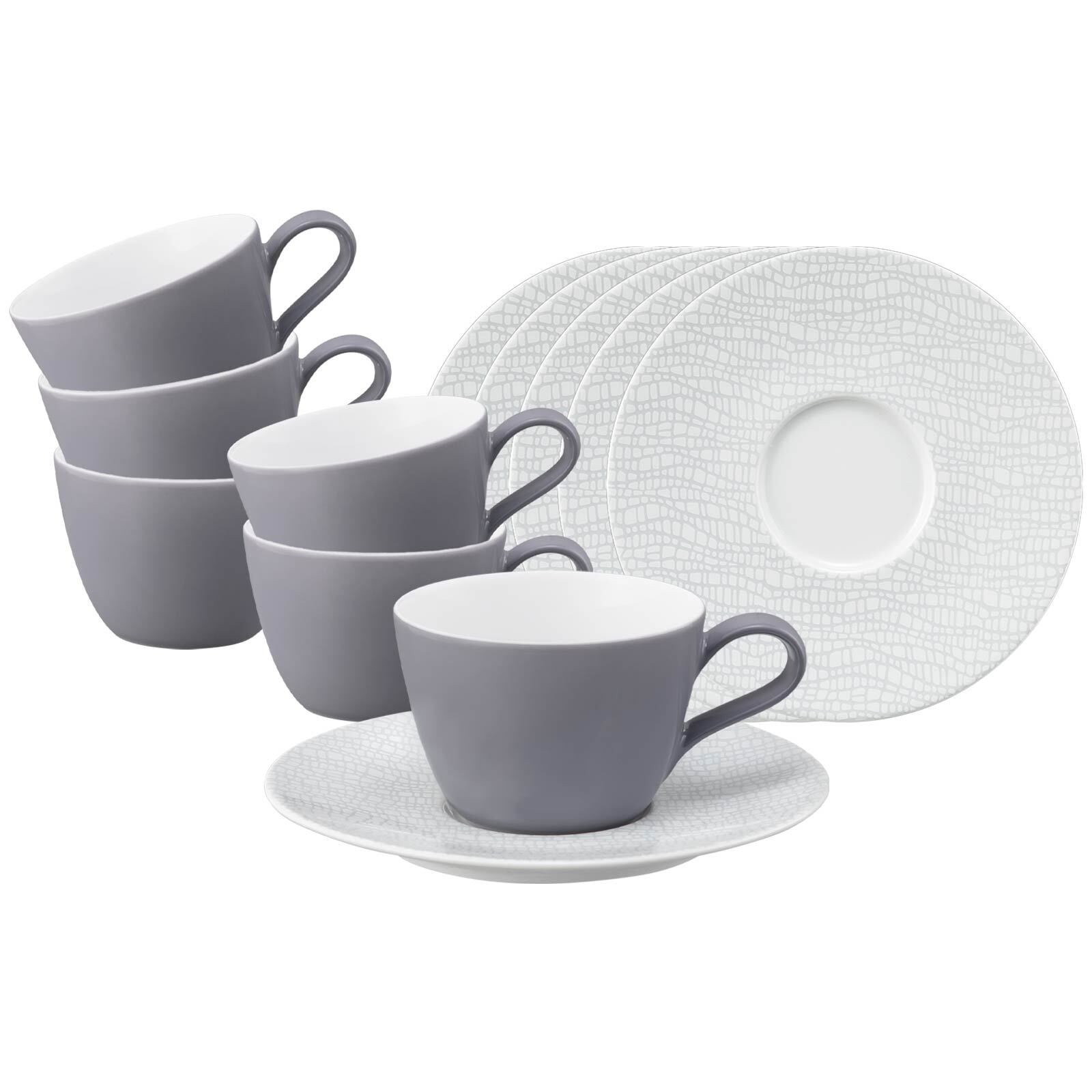Seltmann Weiden Tasse "Kaffeetassen mit Untertassen Life Fashion 240 ml 6er günstig online kaufen