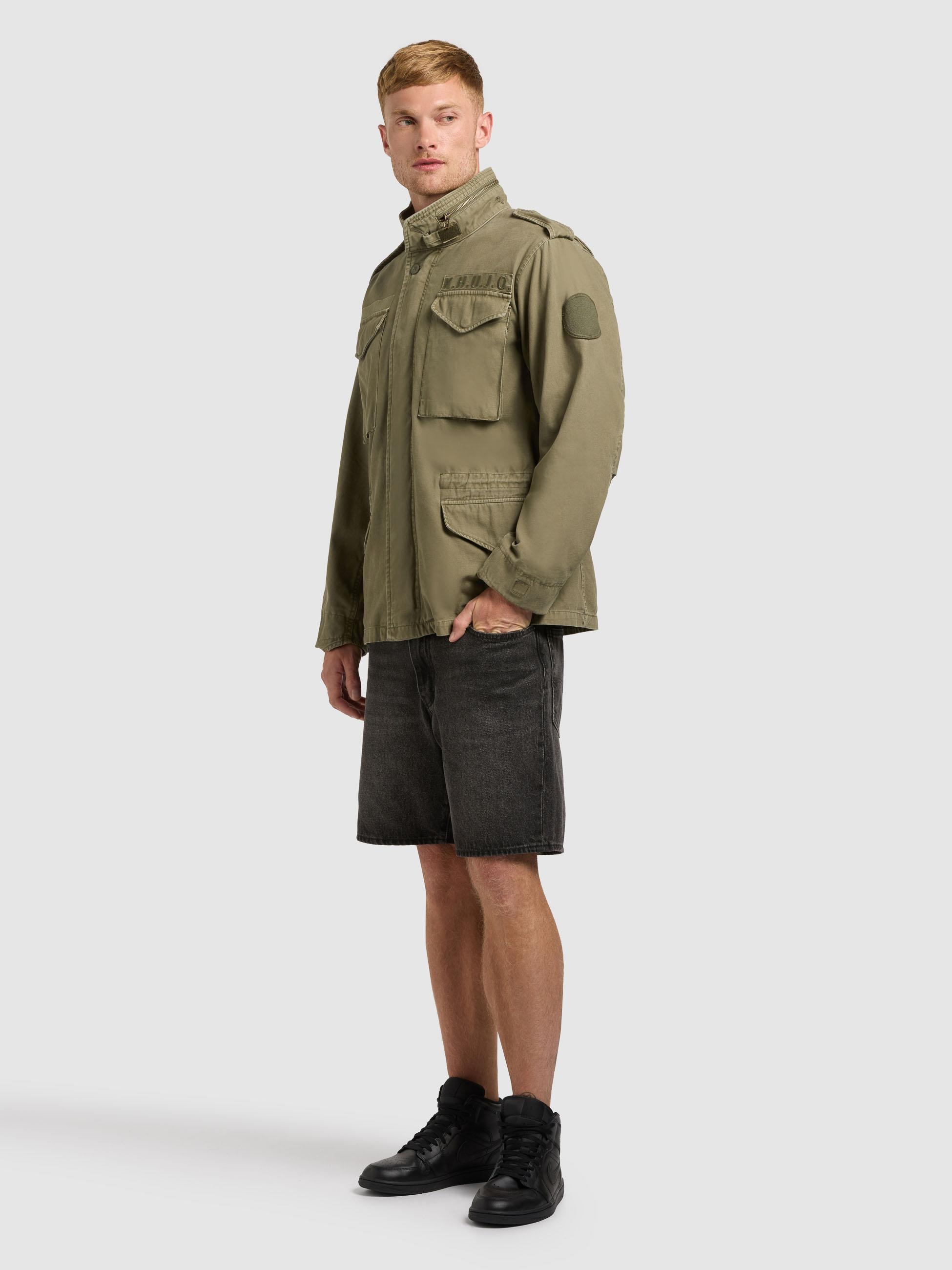 khujo Funktionsjacke »Gene« 1 Stk. tlg. mit Kapuze Übergangsparka mit Stehkragen