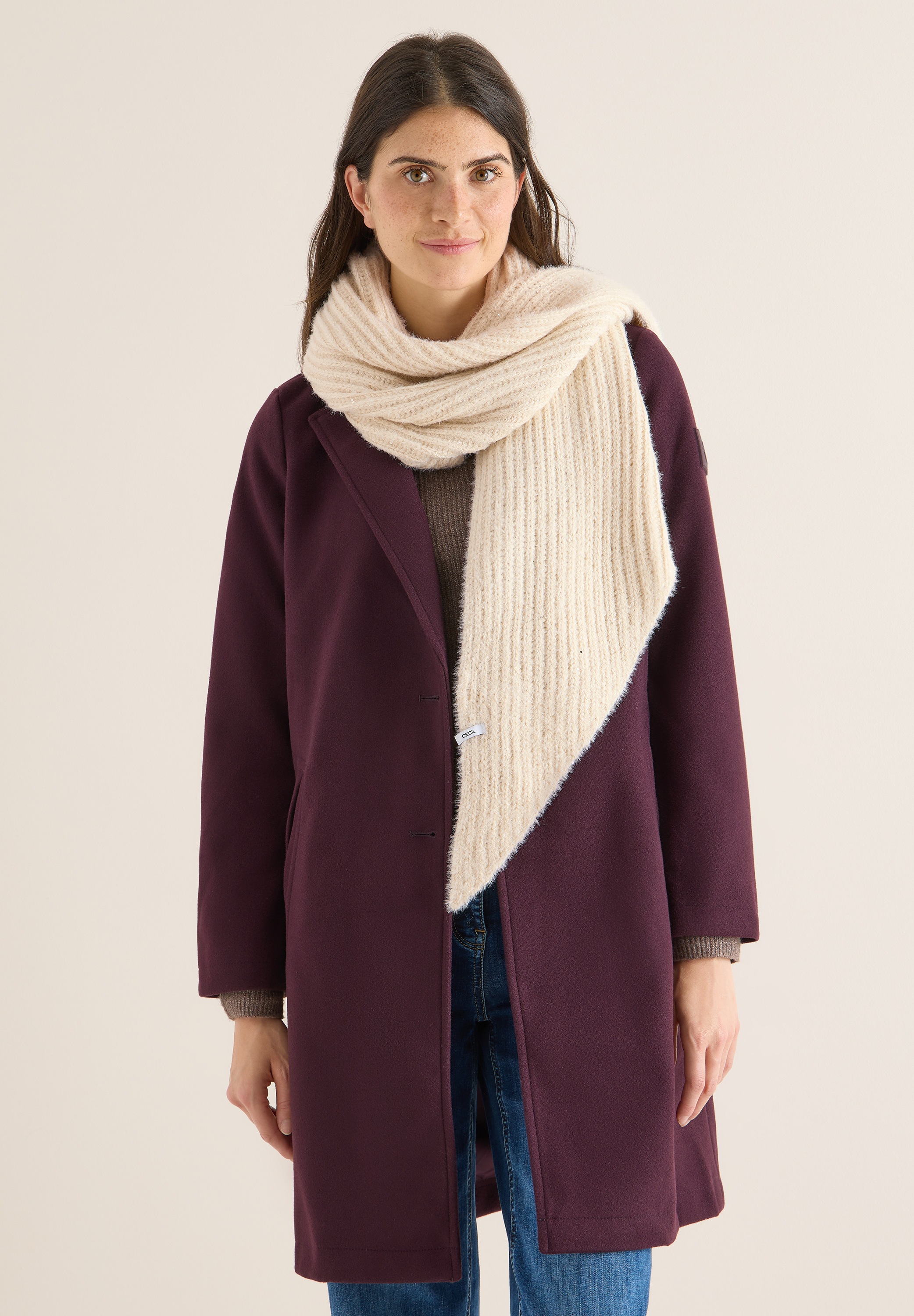 Cecil Halstuch aus softem Materialmix günstig online kaufen