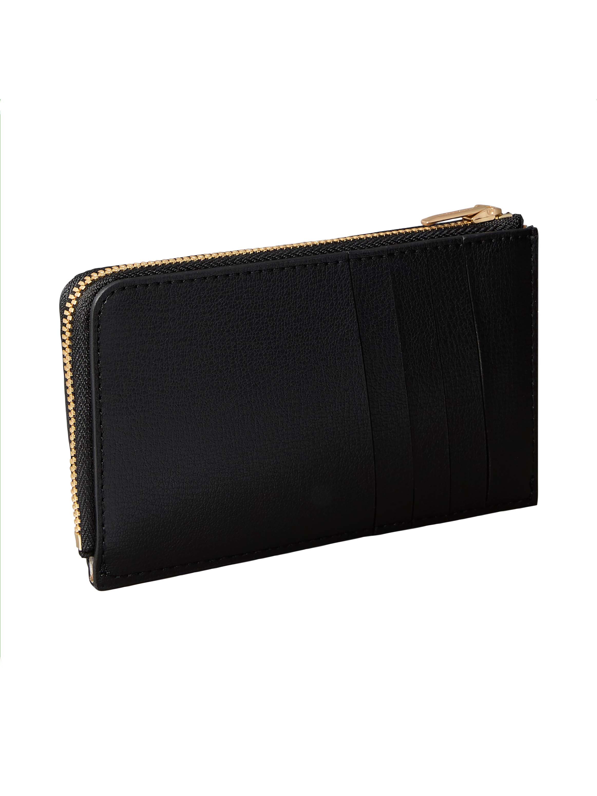 Calvin Klein Kartenetui »FOIL LOGO TOP ZIP CARDCASE« Kreditkartenetui mit CK-Logo