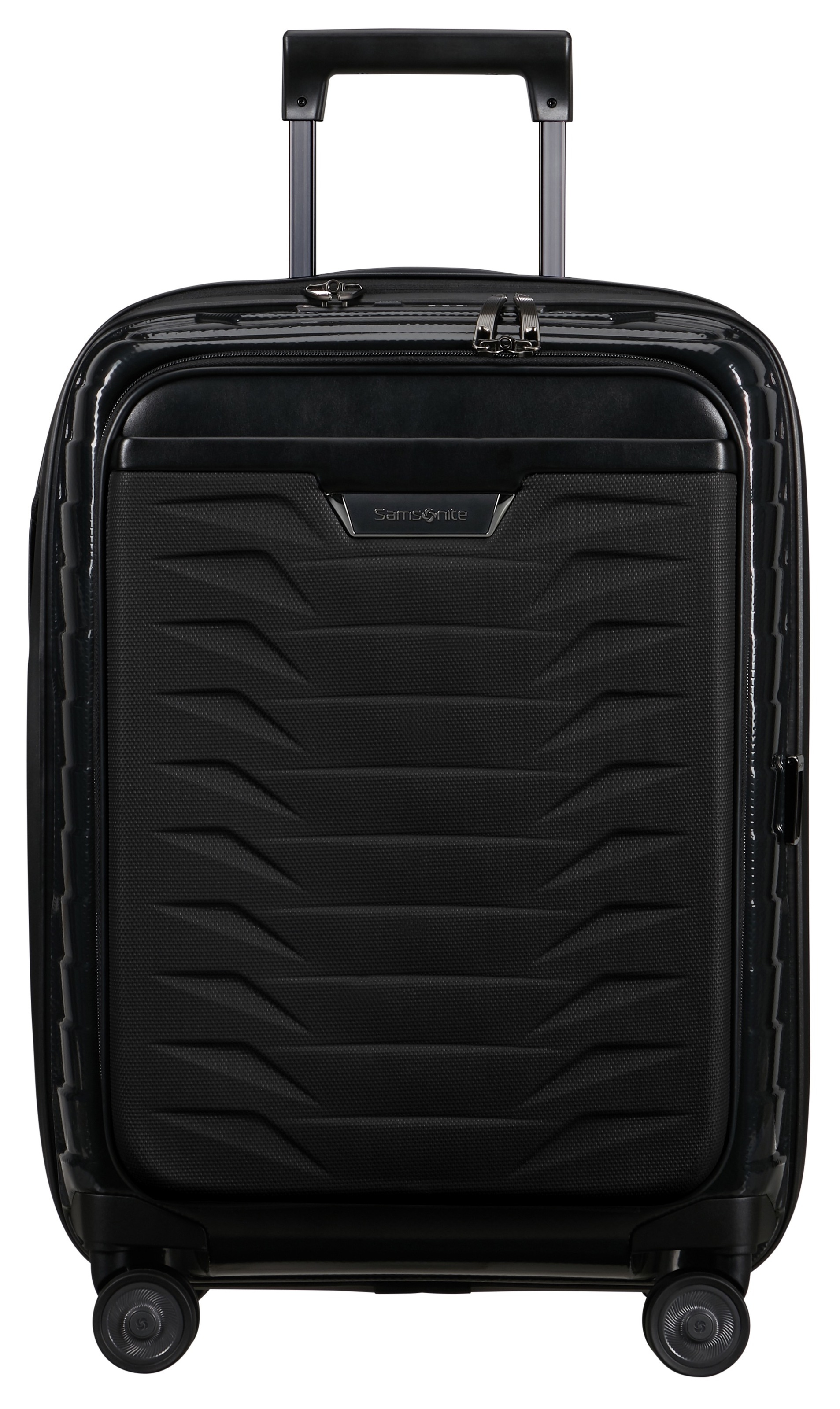 Samsonite Hartschalen-Trolley »PROXIS 55 EXP easy access«, 4 Rollen, Handgepäck Hartschalenkoffer Volumenerweiterung Laptopfach