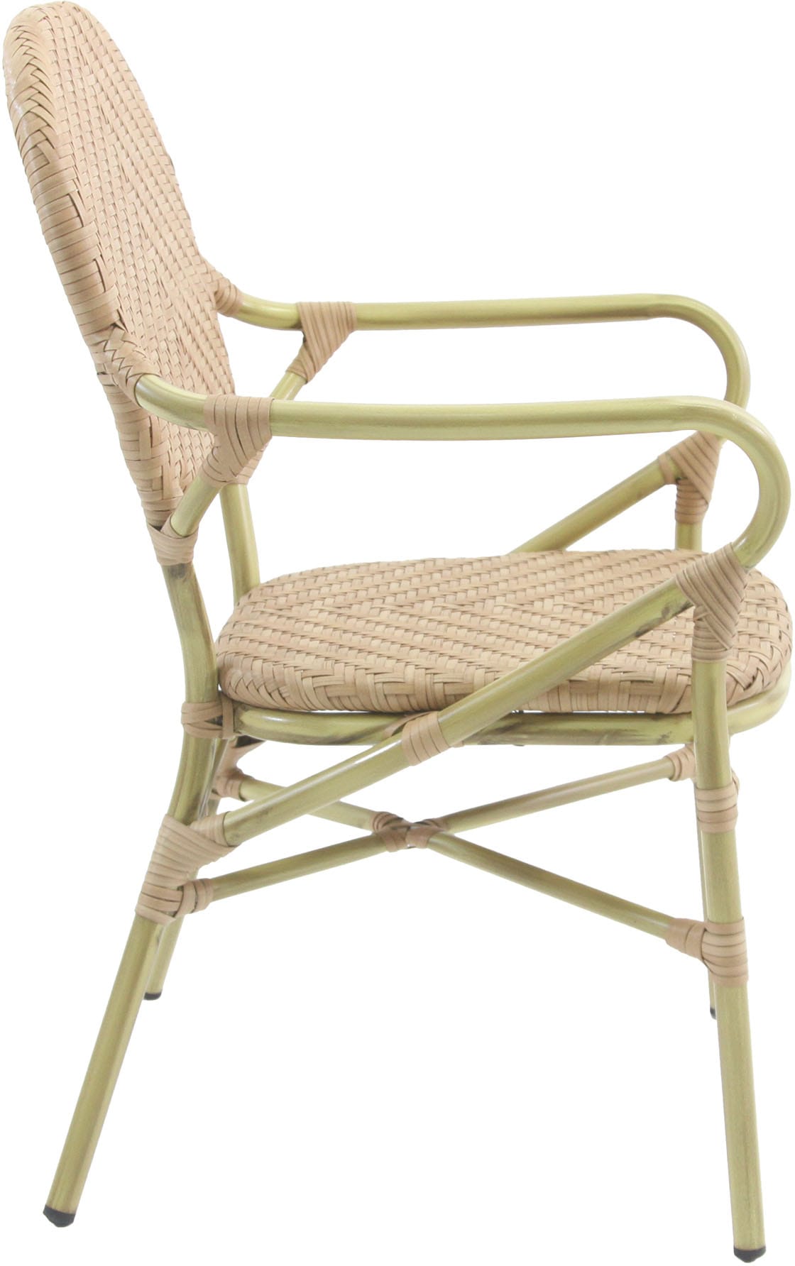 Essentials Bistrostuhl »Tango«, 1 St., Rattan – Bambus, natur