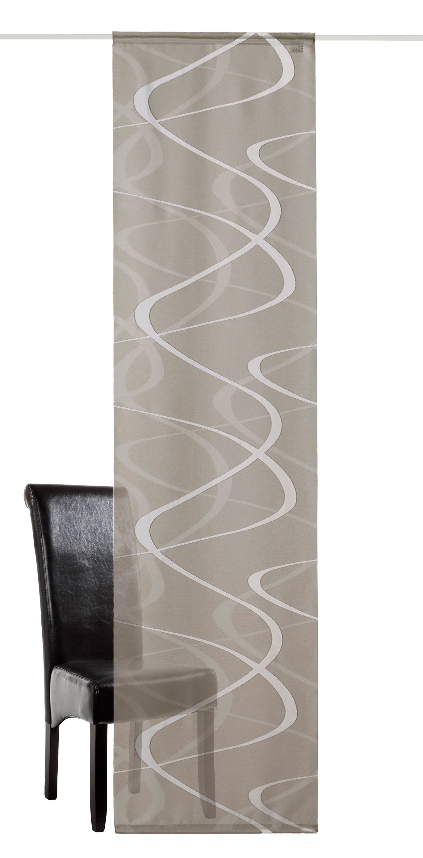 Thumbnail - Neutex for you Schiebegardine "Pelotas" Klettband 1 Stk. tlg. inkl. Befestigungszubehör