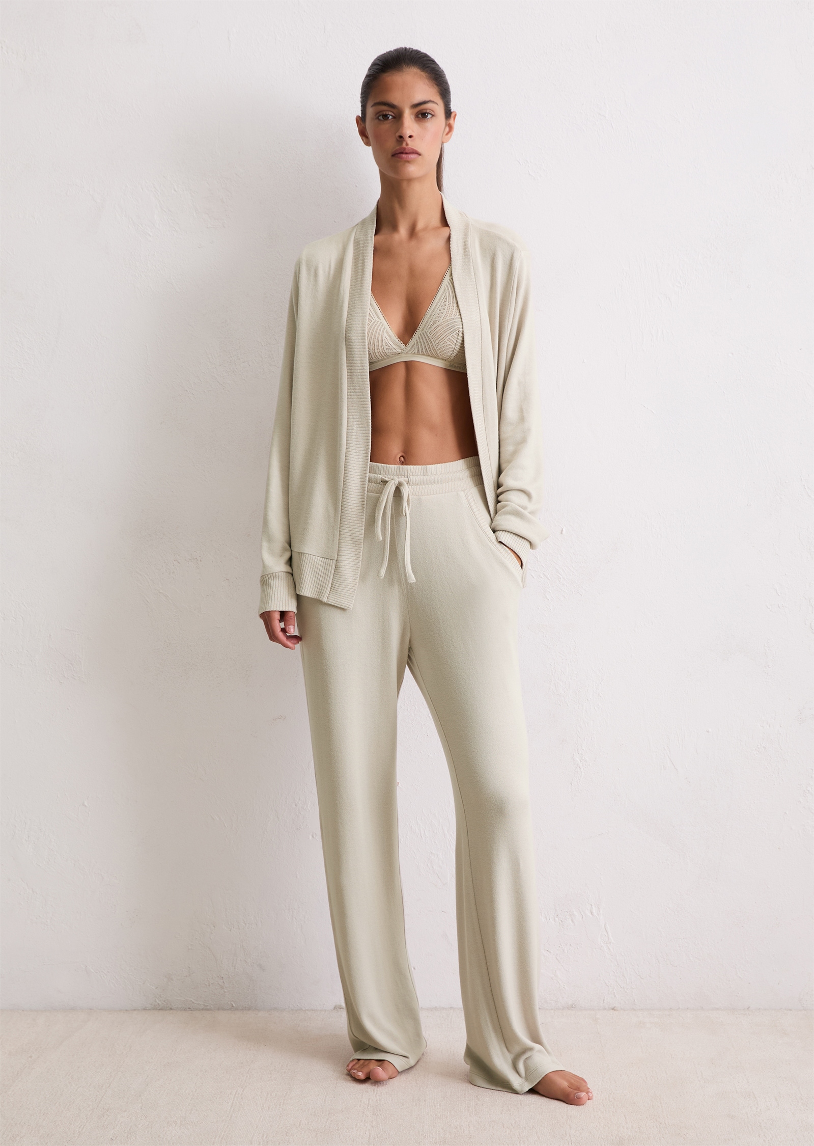 Marc OPolo Loungehose "Soft Knit", weich, Modalmix, seitliche Taschen, Bind günstig online kaufen