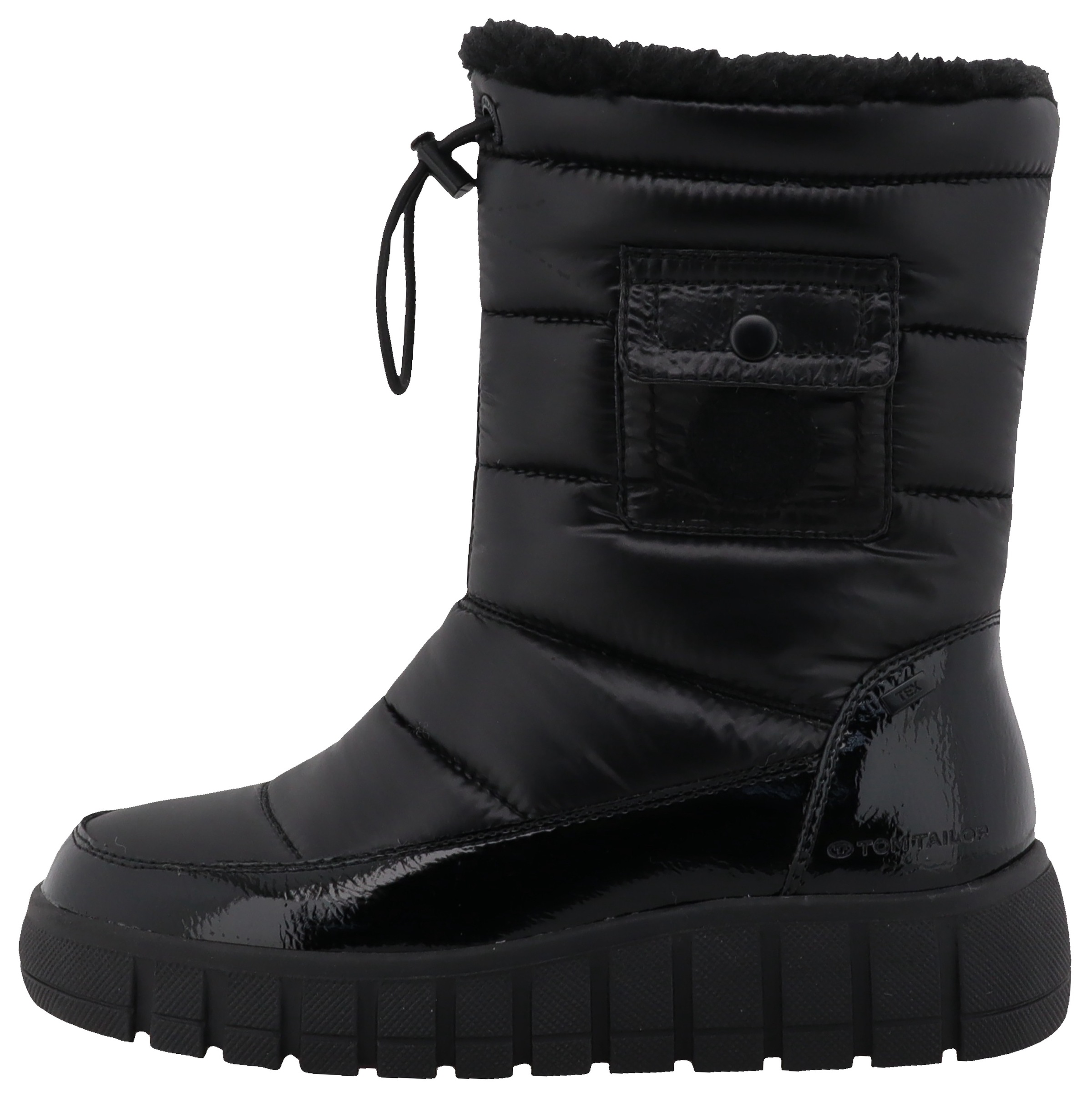 TOM TAILOR Snowboots, Keilabsatz, Winterboots, Winterstiefel mit Innenreißverschluss