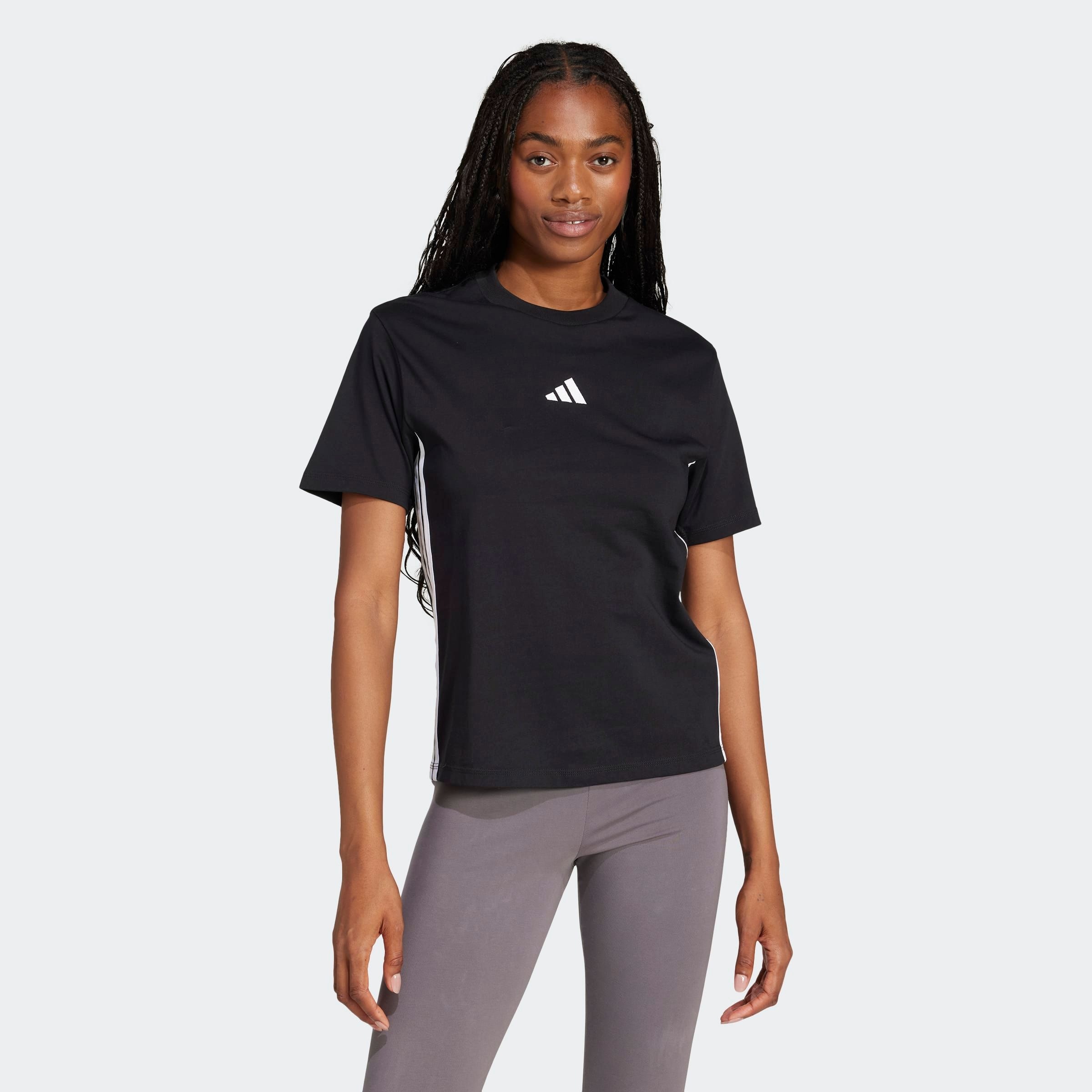 adidas Sportswear T-Shirt "ESSENTIALS 3-STREIFEN COTTON" günstig online kaufen