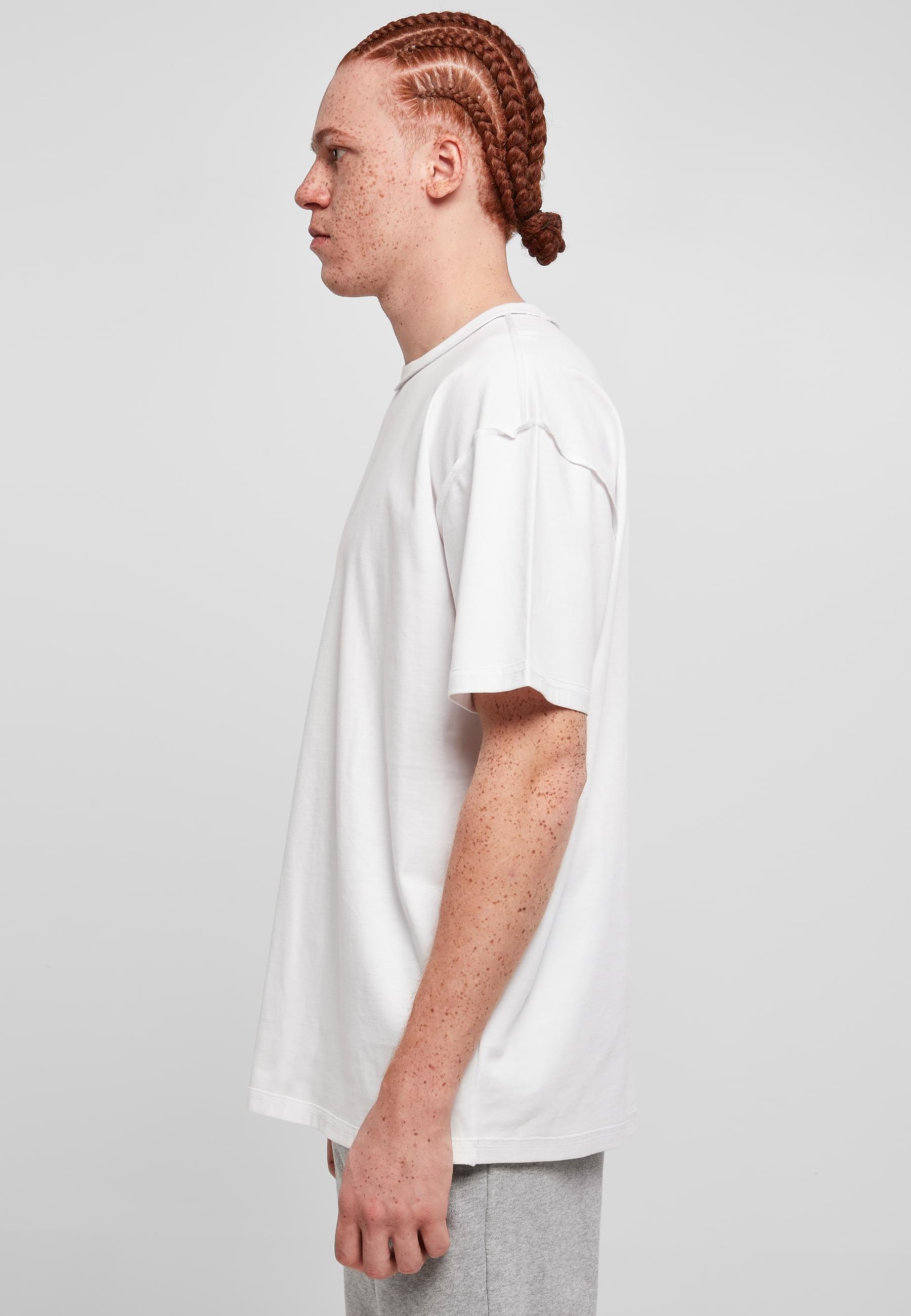 URBAN CLASSICS T-Shirt »Urban Classics Herren Oversized Inside Out Tee«, (1 tlg.)