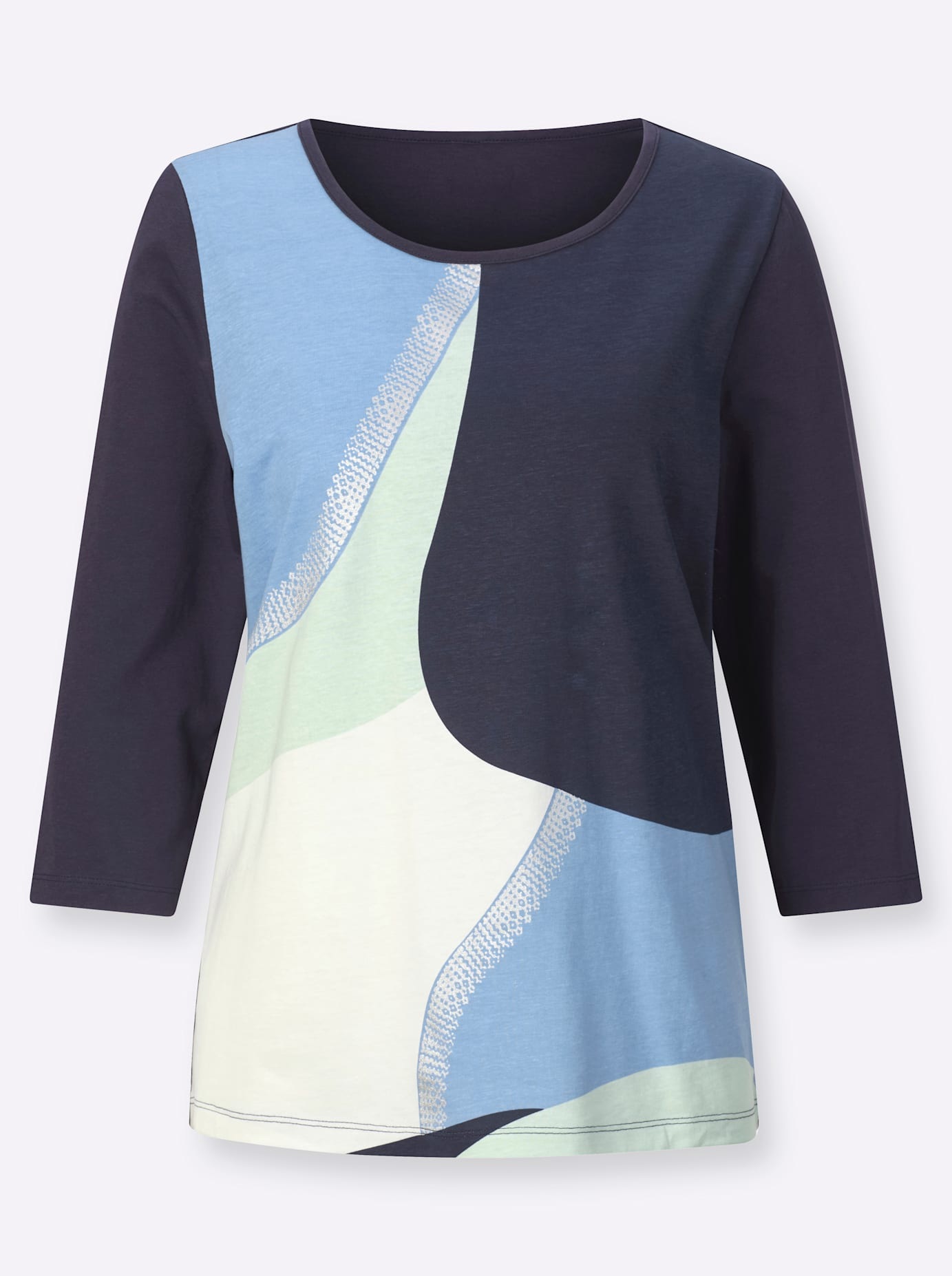 Classic Basics 3/4-Arm-Shirt »Rundhals-Shirt«, (1 tlg.)