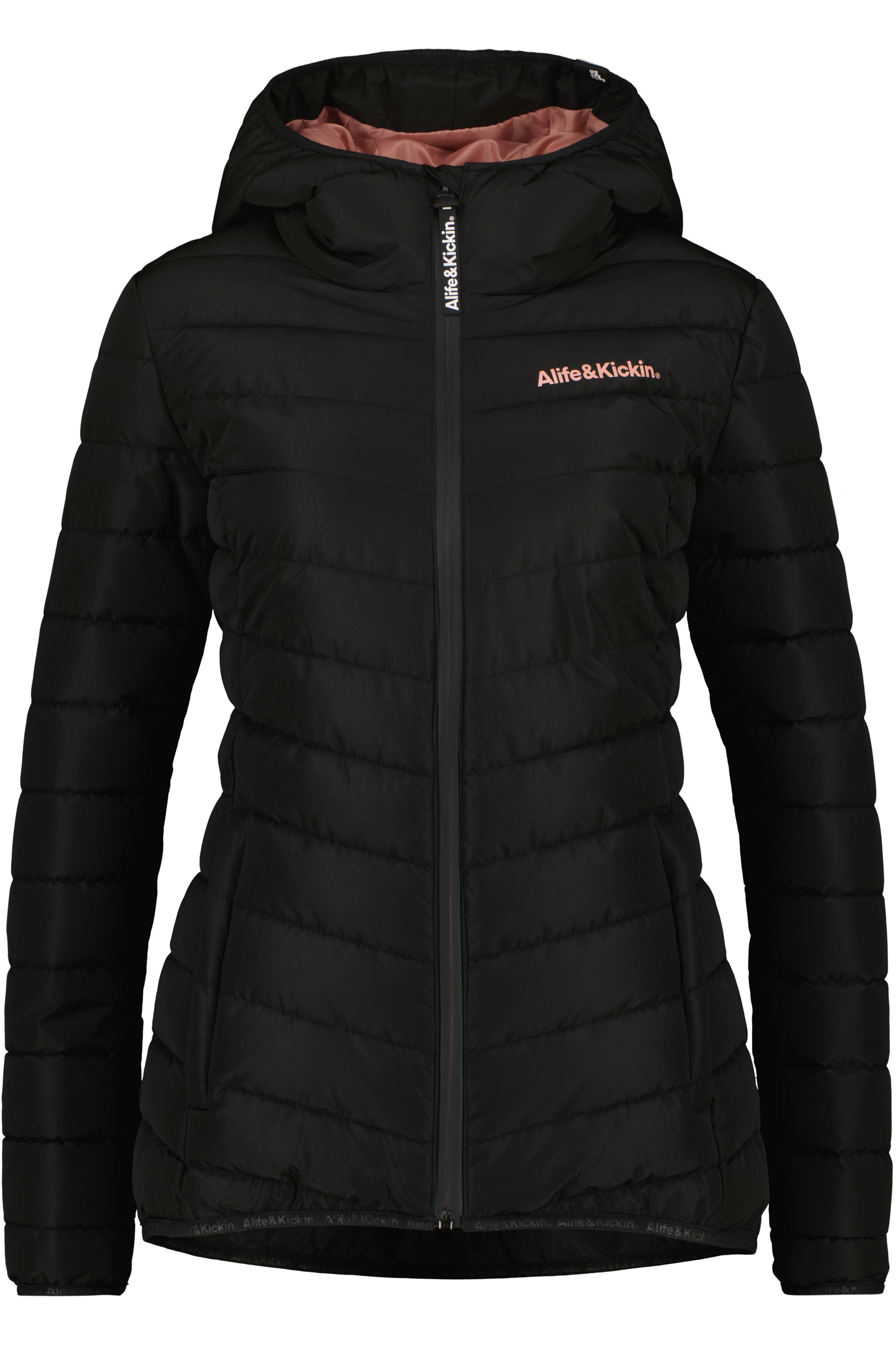 Alife & Kickin Winterjacke "Damen RabeaAK A Winterjacke, gefütterte Jacke" Moderne Steppjacke mit gefütterter Kapuze in schmaler Passform