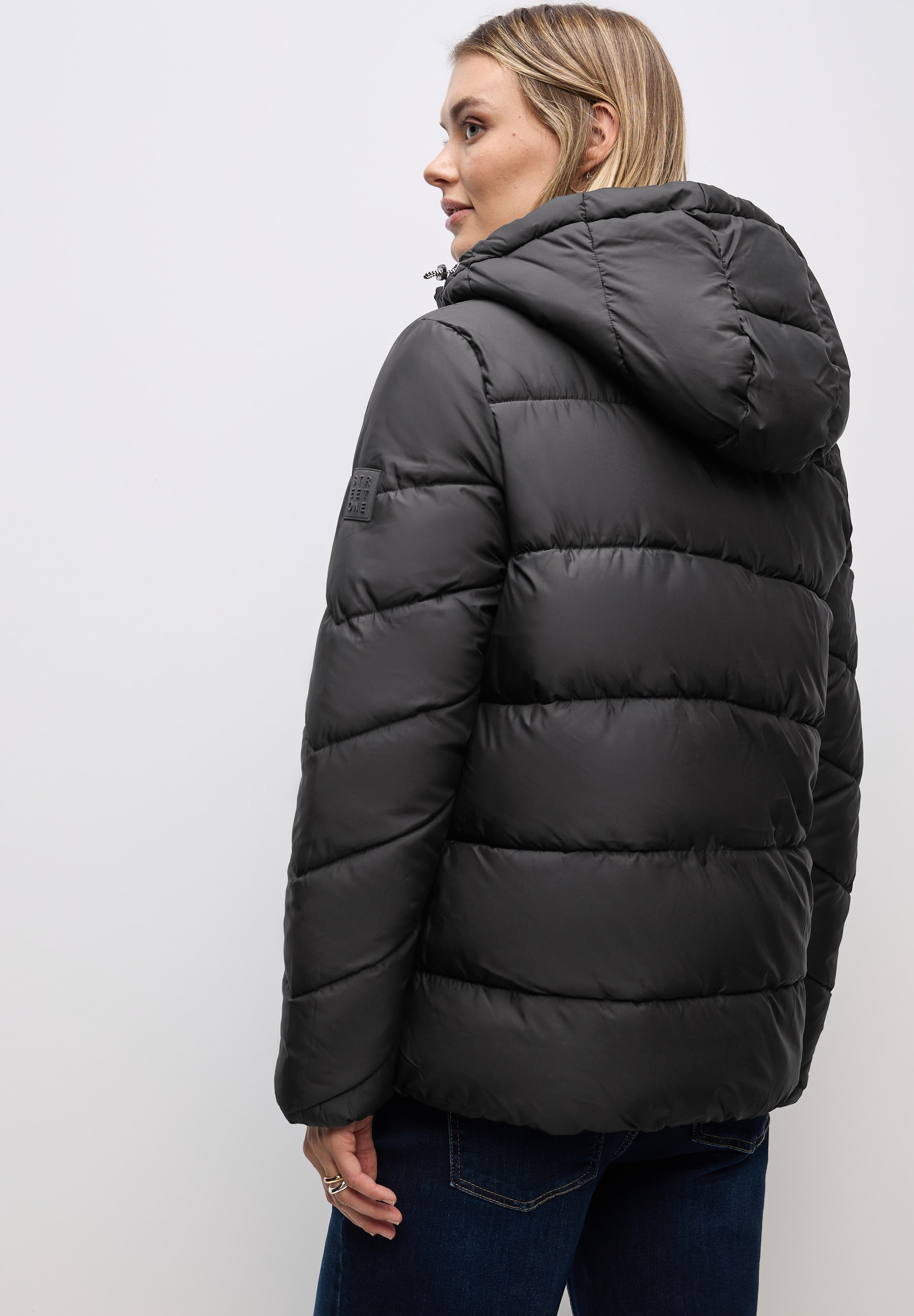 STREET ONE Steppjacke, mit Kapuze, mit Kapuze