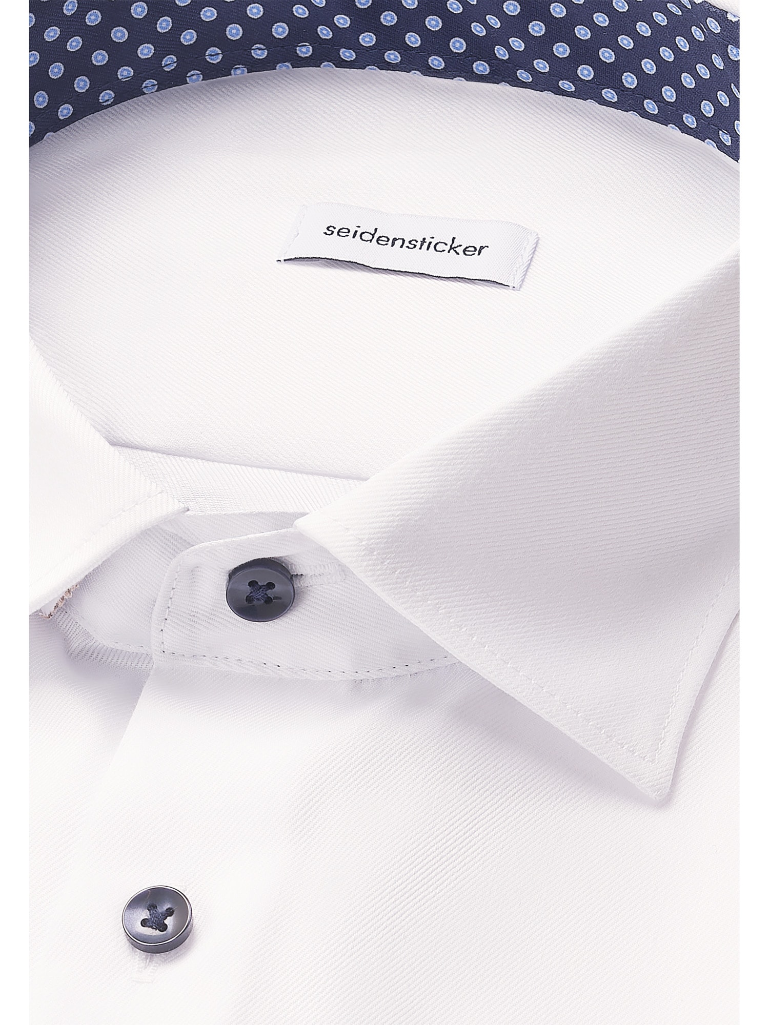 seidensticker Businesshemd »Schwarze Rose«, Slim 1/1 Extra lang Kentkragen Uni