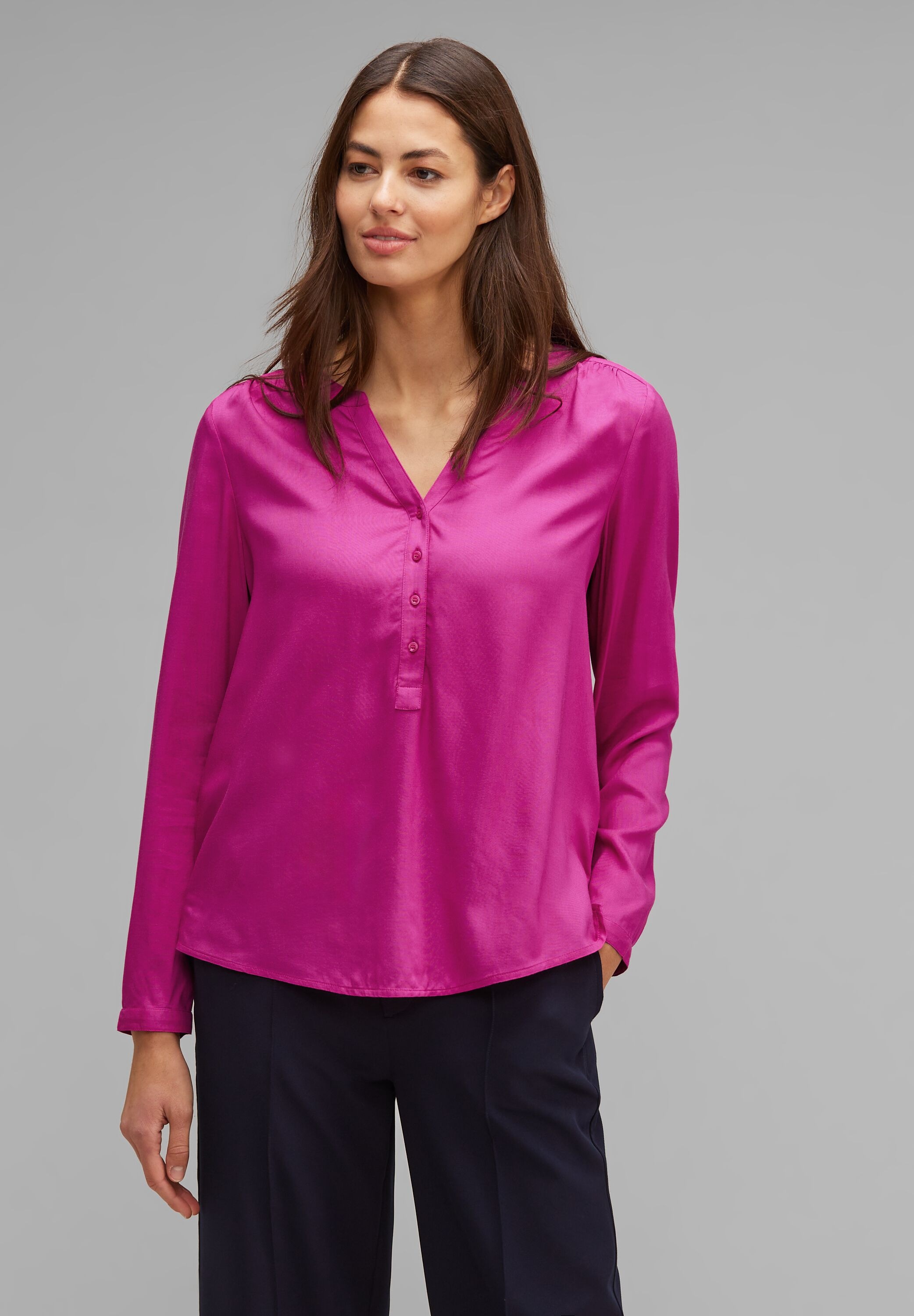 STREET ONE Shirtbluse »Style Bamika« su Seitensch...