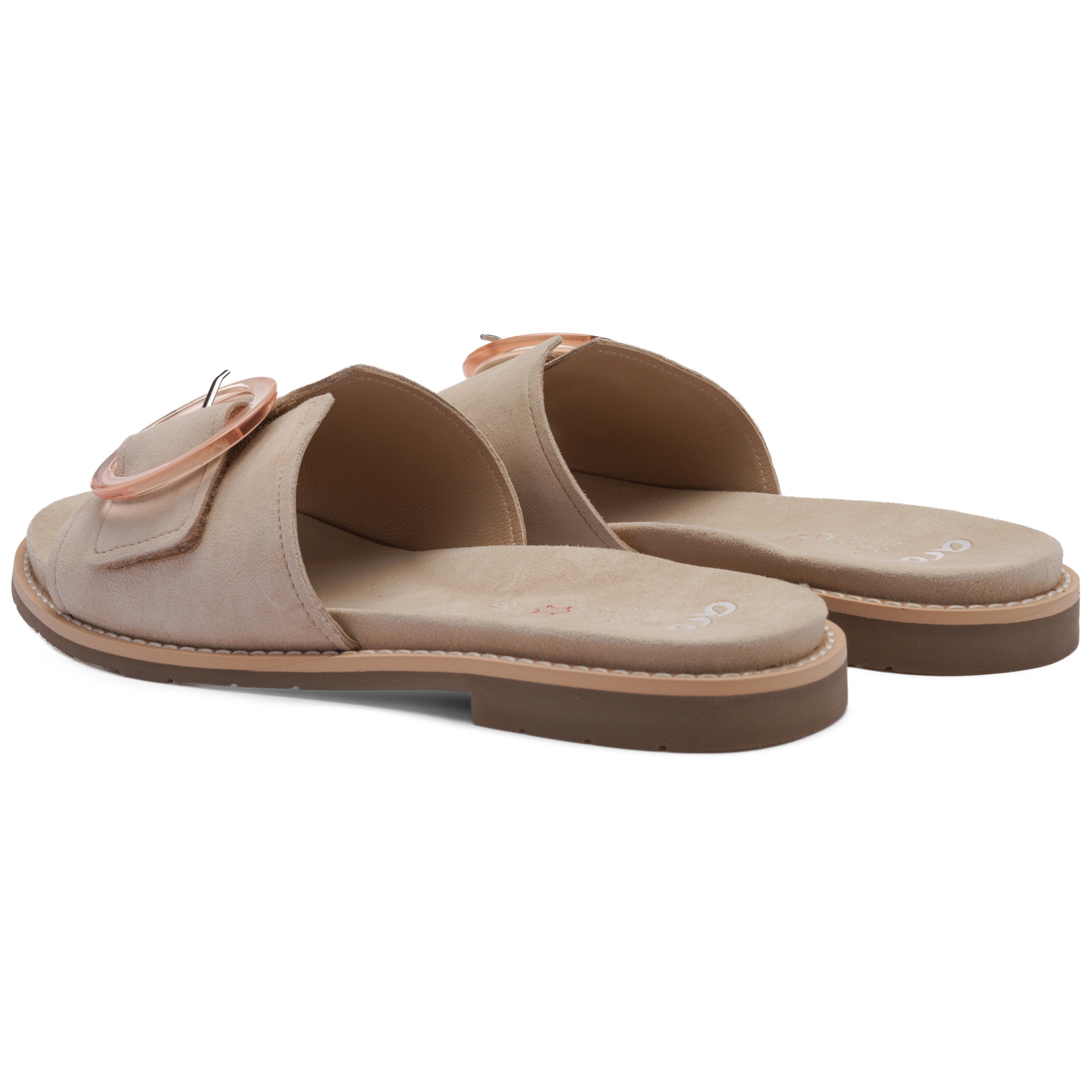 Thumbnail - Ara Pantolette "ELBA" Sommerschuh, Schlupfschuh mit Zierschnalle, in Weite G (= weit)