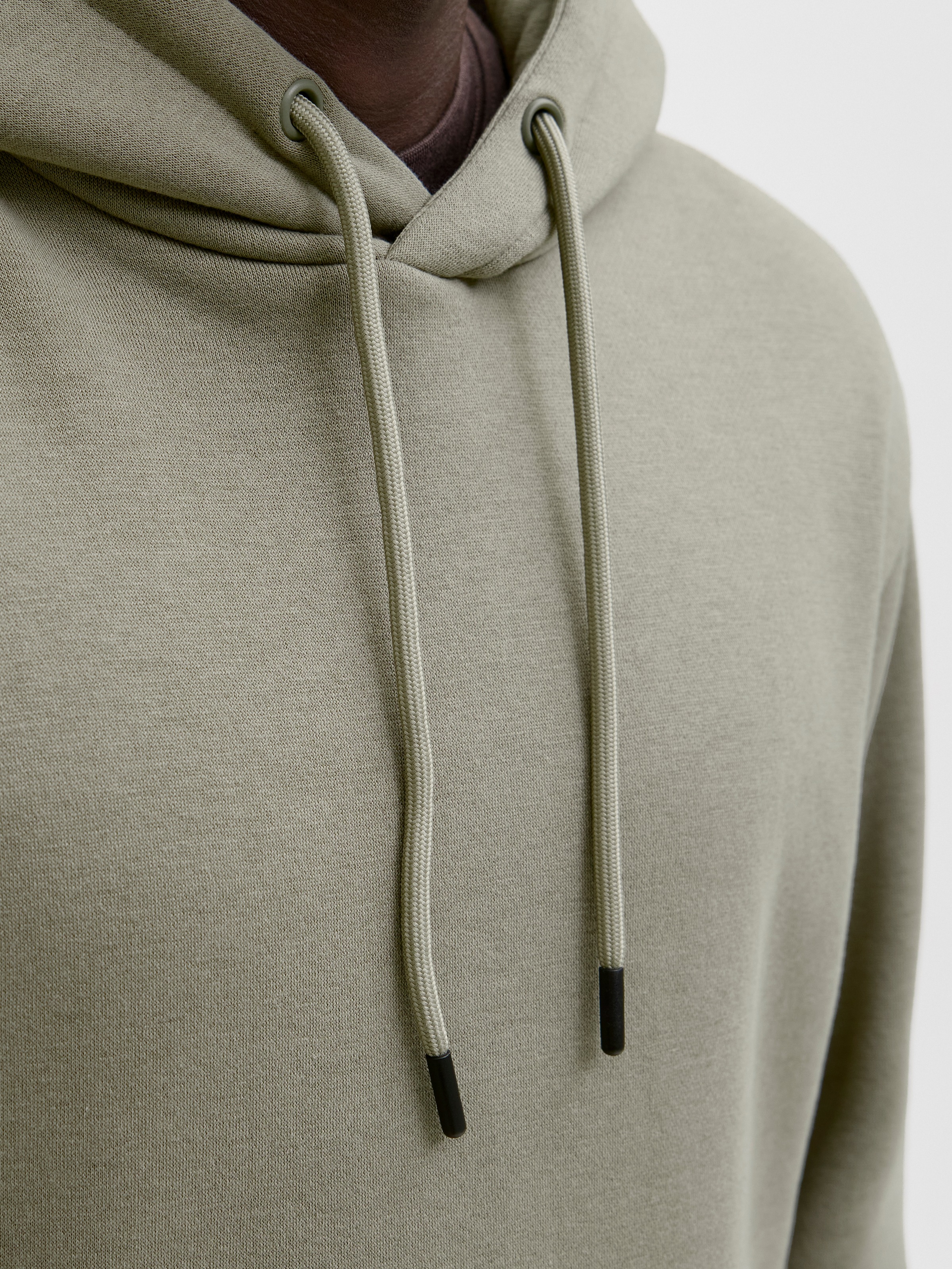 Jack & Jones Kapuzensweatshirt »JJEBRADLEY SWEAT HOOD NOOS«, Materialmix, relaxed fit
