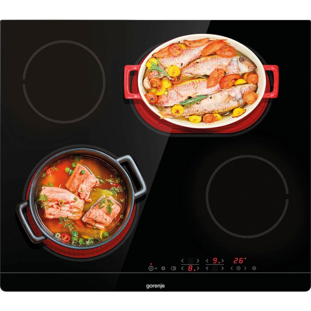 GORENJE Backofen-Set »Black Pacific Basic Set«, BOS6737E13BGOT, mit 1-fach-Teleskopauszug, Aqua Clean, (Set)