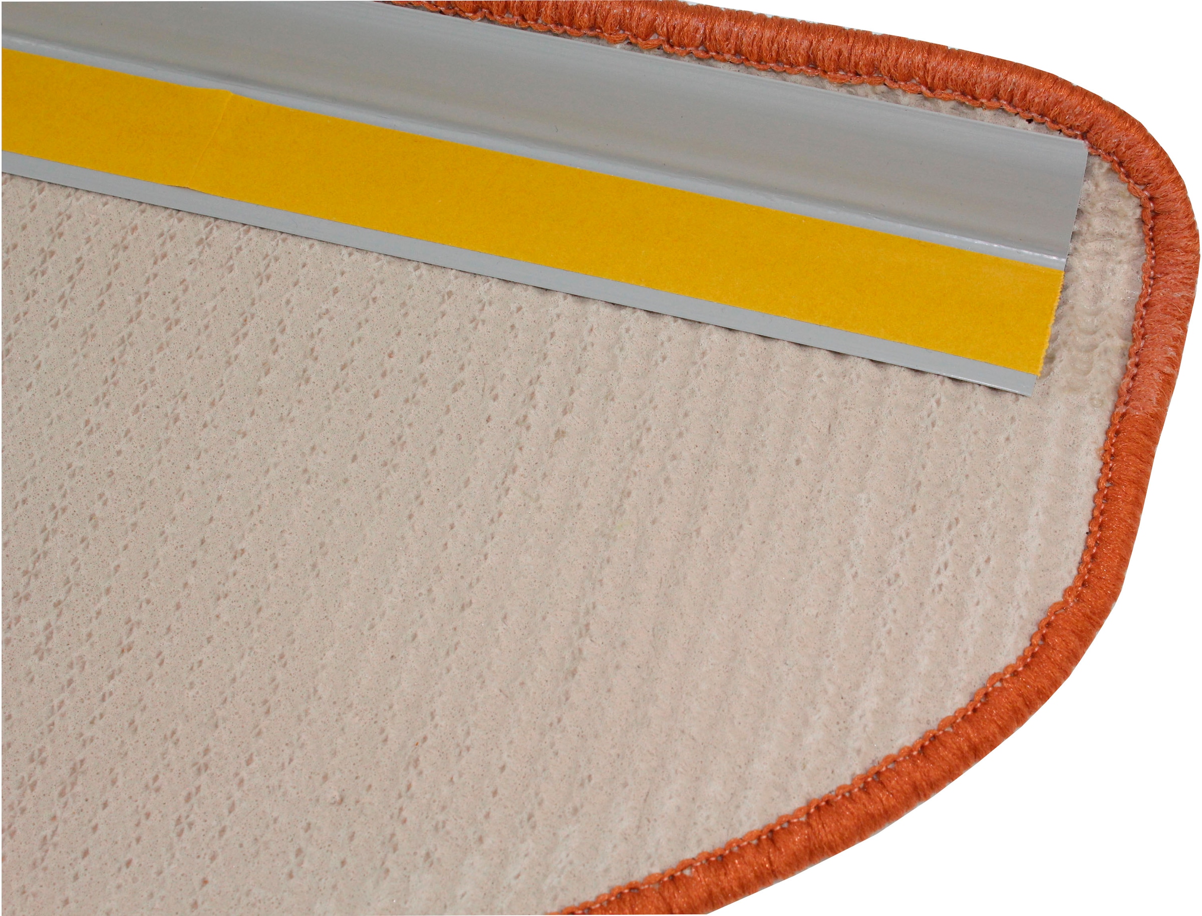 Dekowe Stufenmatte »Mara S2«, halbrund, 5 mm Höhe, 100% Sisal, große Farbauswahl, selbstklebend, auch als Set 15 Stück