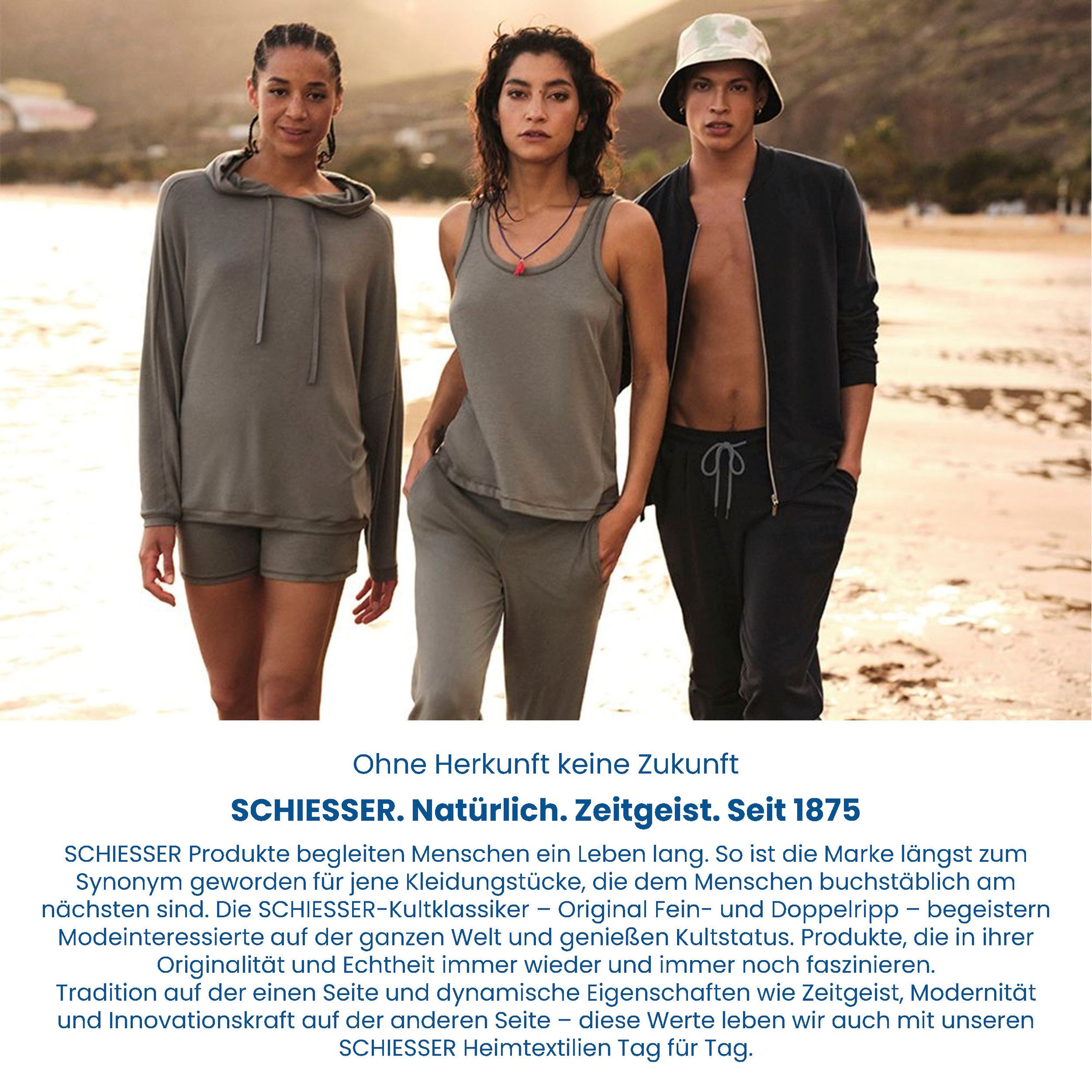 Schiesser Spannbettlaken »Finni aus wärmender Baumwolle« für Matratzen bis zu 18 cm Höhe, Made in Green