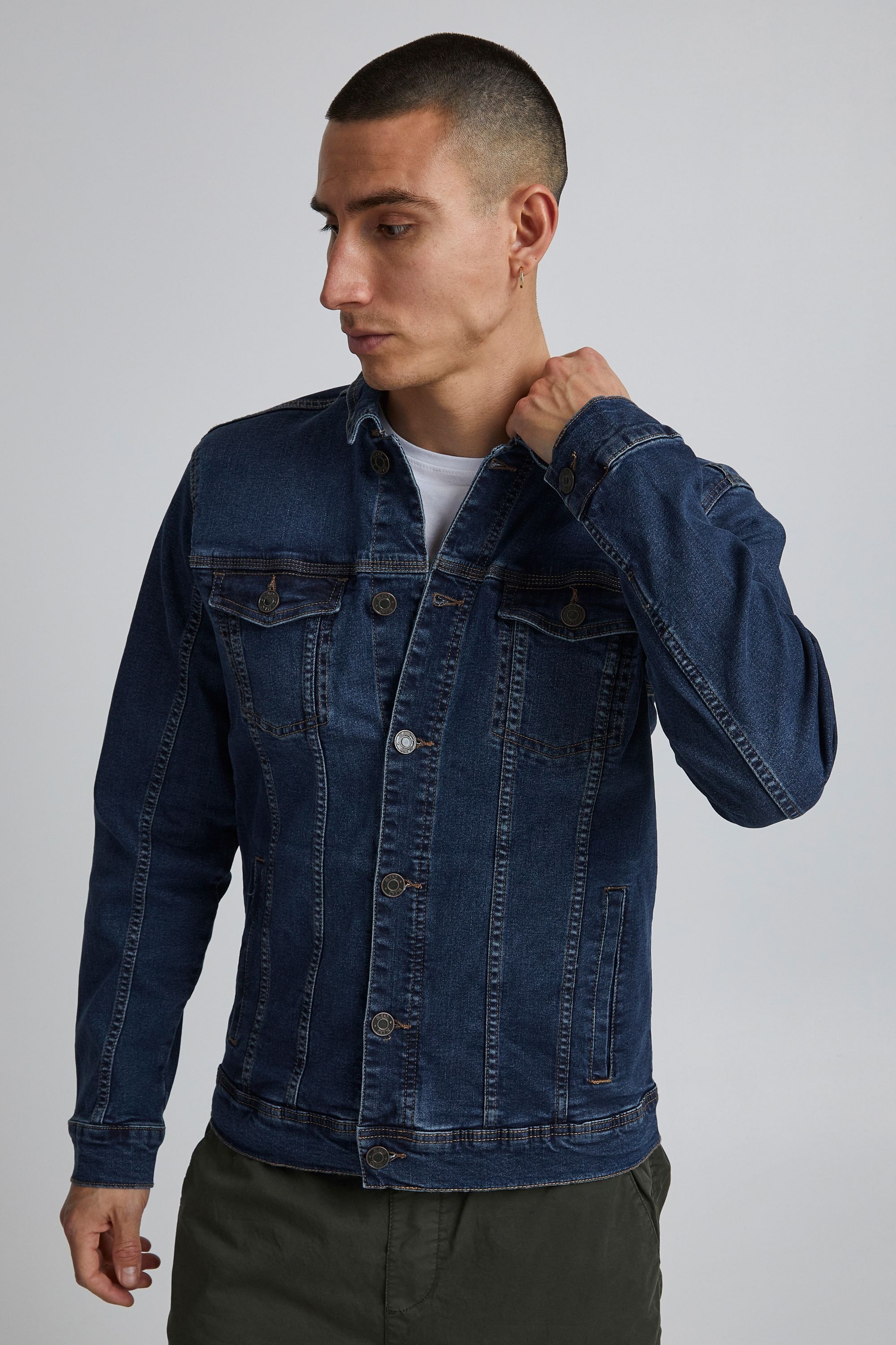 Blend Jeansjacke "BHNaril" ohne Kapuze Lässige Jeansjacke mit praktischen T günstig online kaufen
