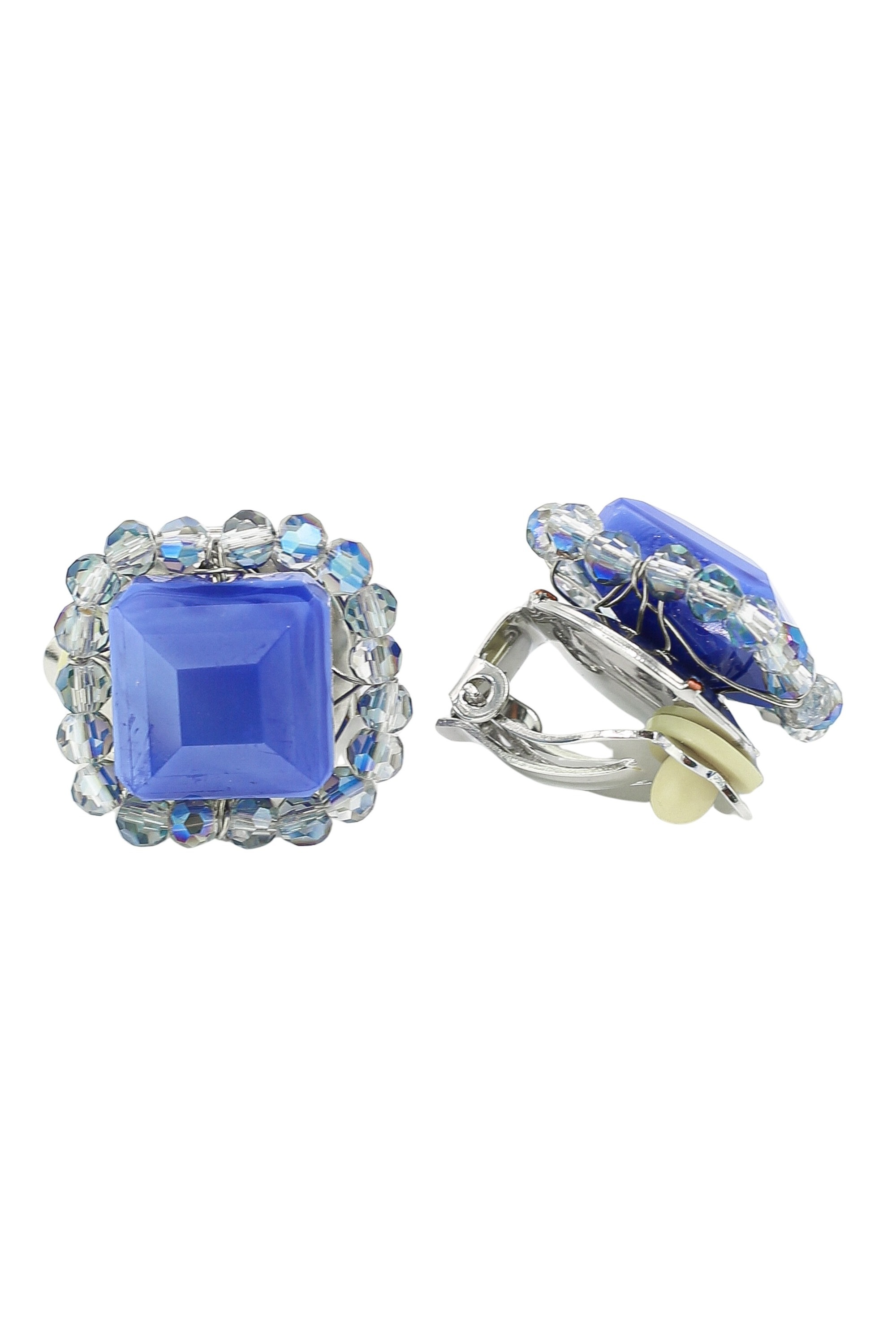 COLLEZIONE ALESSANDRO Paar Ohrclips "Sparkle Square" günstig online kaufen