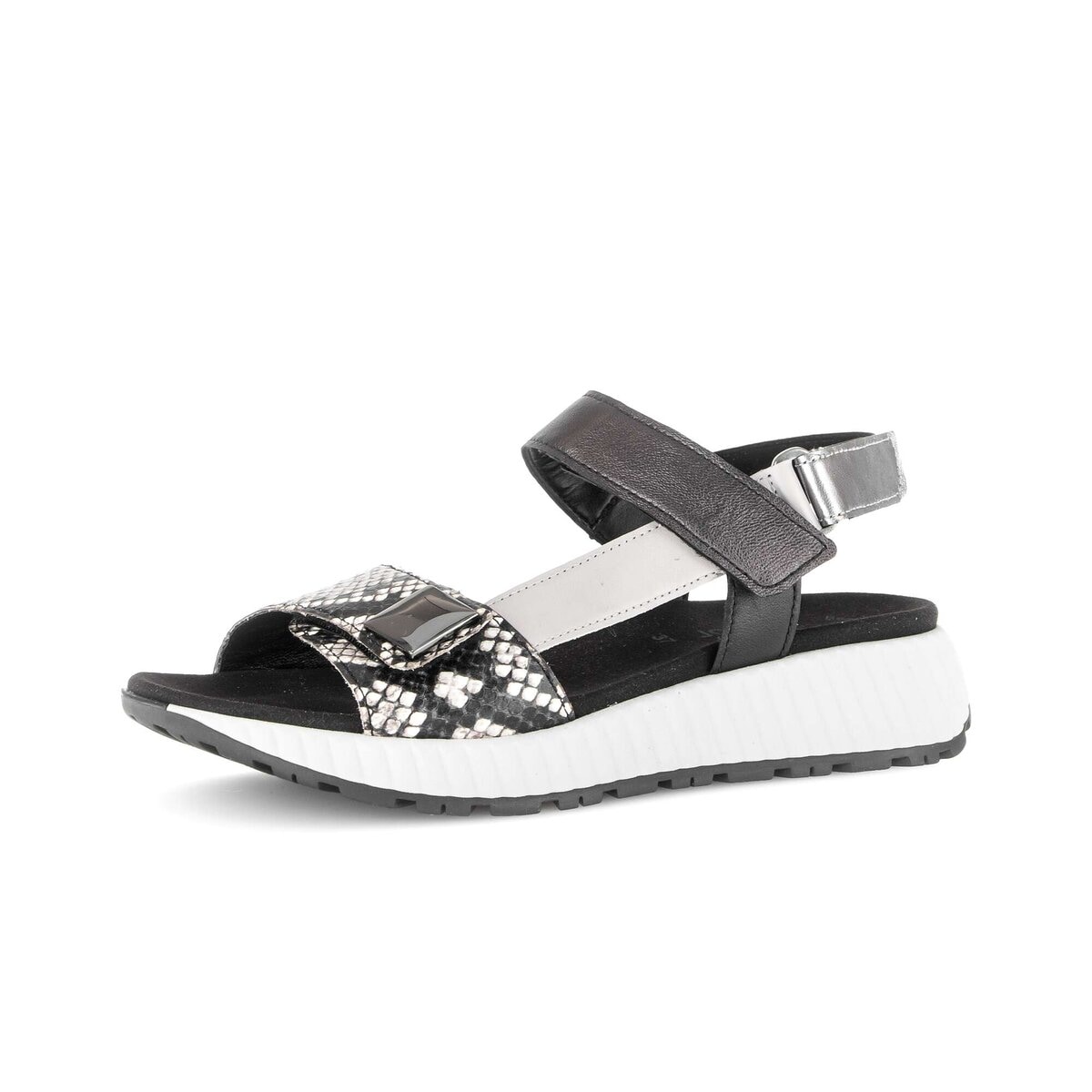 Gabor Plateausandaletten "Plateau Sandale Materialmix Leder" günstig online kaufen