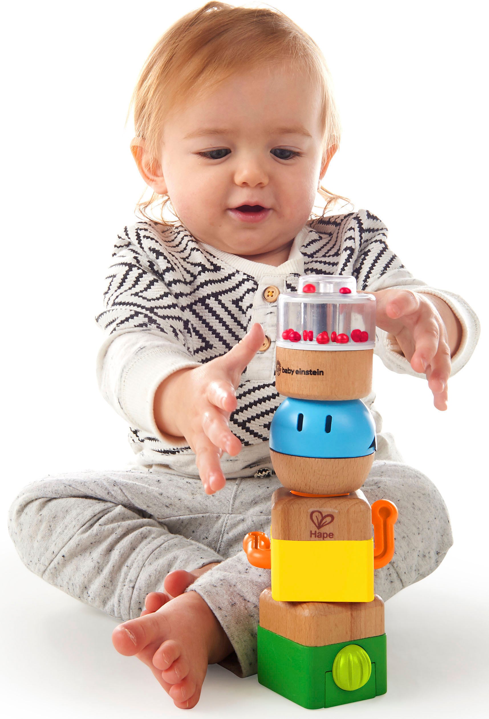 Hape Spielbauklötze »Baby Einstein, Vier verrückte Bausteine«, (4 St.)