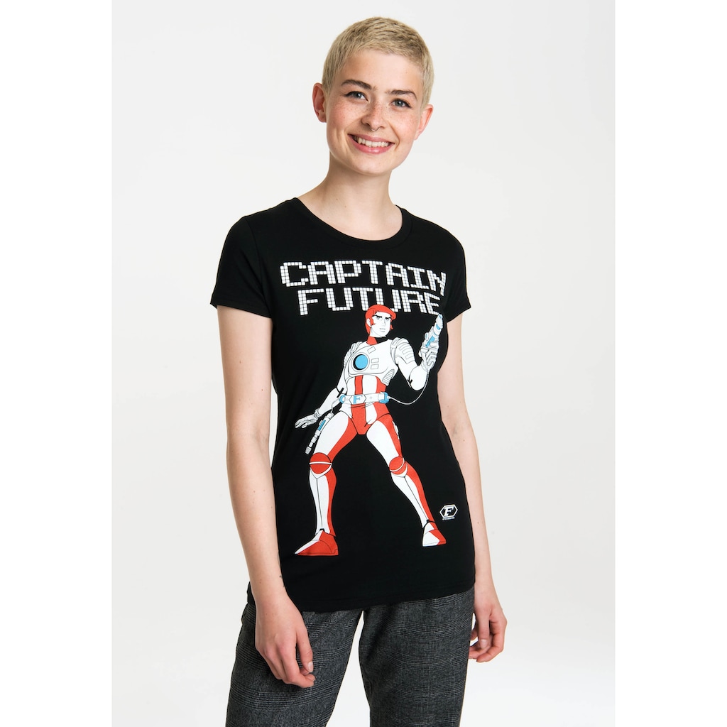 LOGOSHIRT T-Shirt »Captain Future« mit coolem Retro-Druck