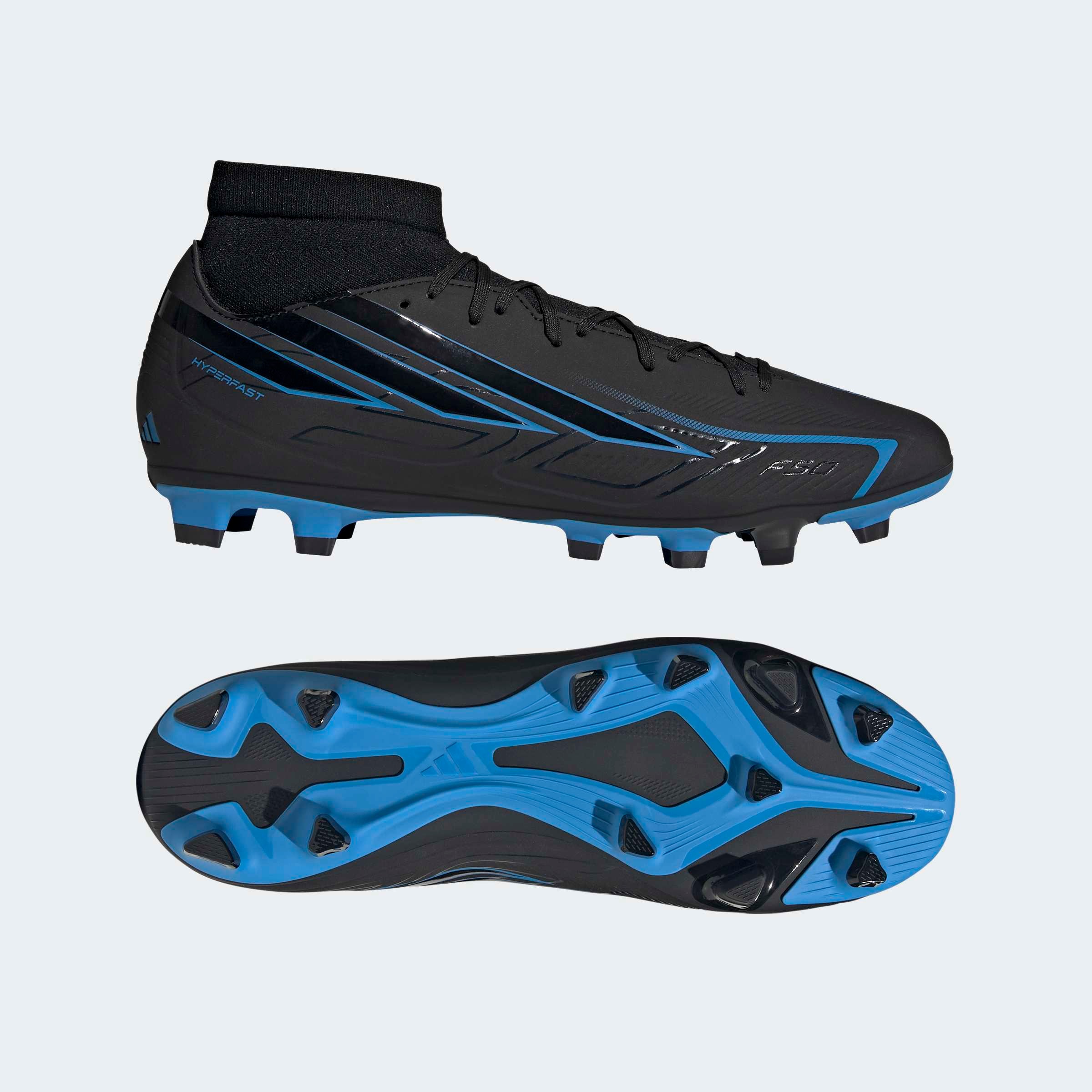 adidas Performance Fußballschuh »F50 HYPERFAST CLUB MID , FESTE / GEMISCHTE BÖDEN«  für viele verschiedene Böden geeignet
