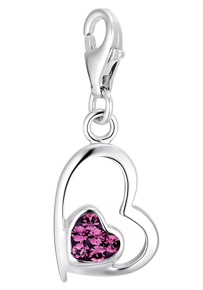 Amor Charm Herz »2016532« mit Preciosa Crystal