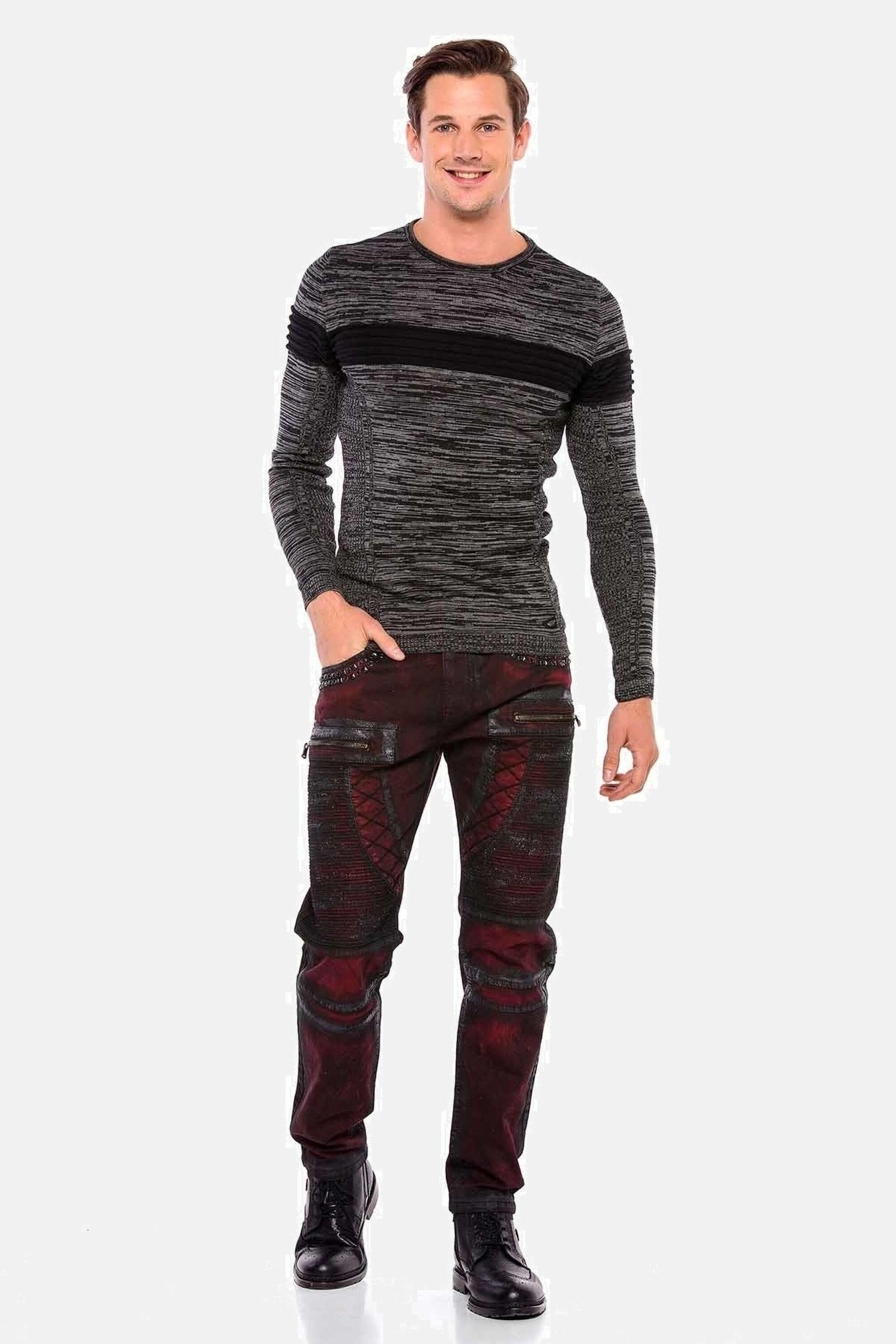 Cipo & Baxx Regular-fit-Jeans »Jeans«, im Regular Fit-Schnitt, CD581