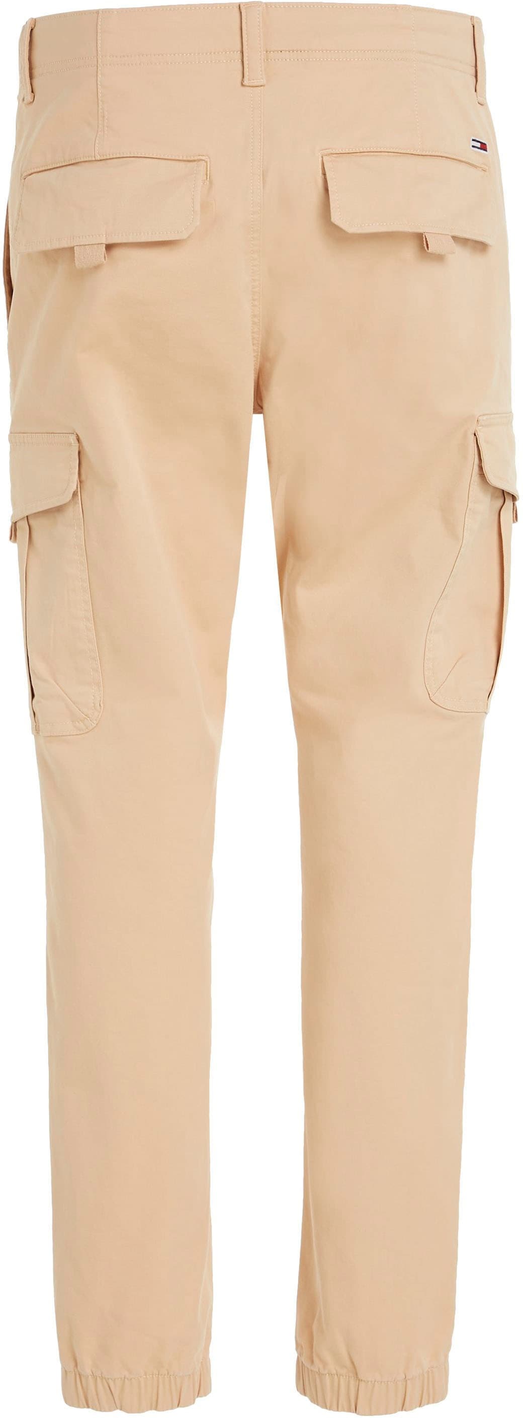 Tommy Jeans Cargohose »TJM ETHAN WASHED TWILL CARGO«, mit Bindebändern