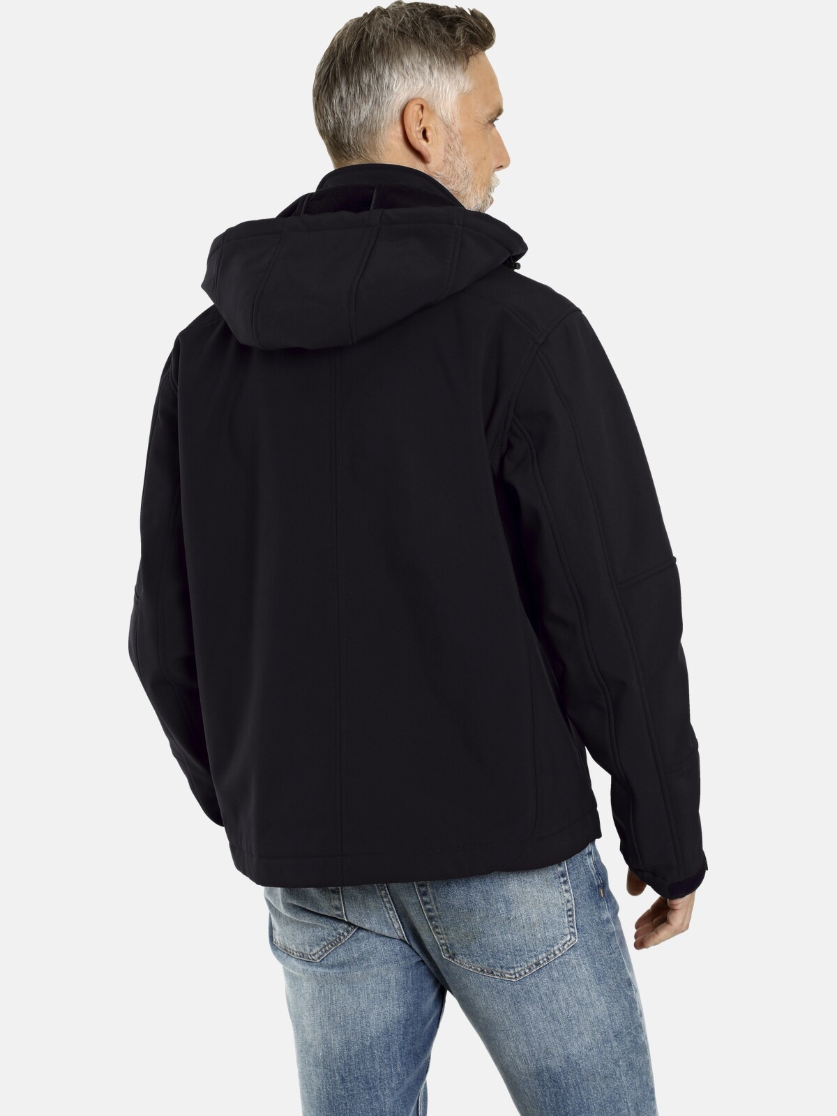 Jan Vanderstorm Softshelljacke »Softshelljacke MENNE«, (1 St.), mit abnehmbarer Kapuze