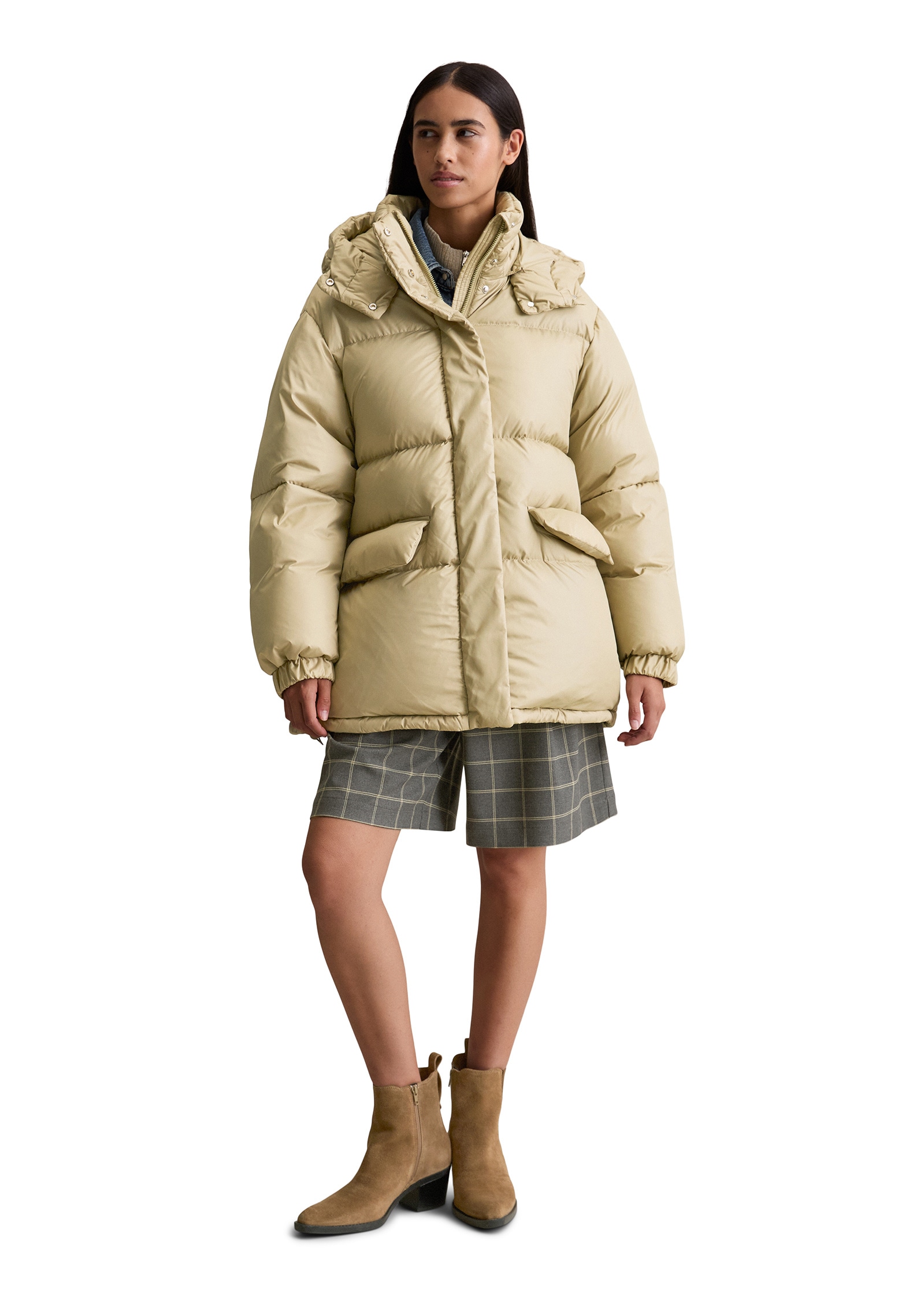 Marc O'Polo DENIM Outdoorjacke »aus recyceltem Polyester-Ripstop« ohne Kapuze