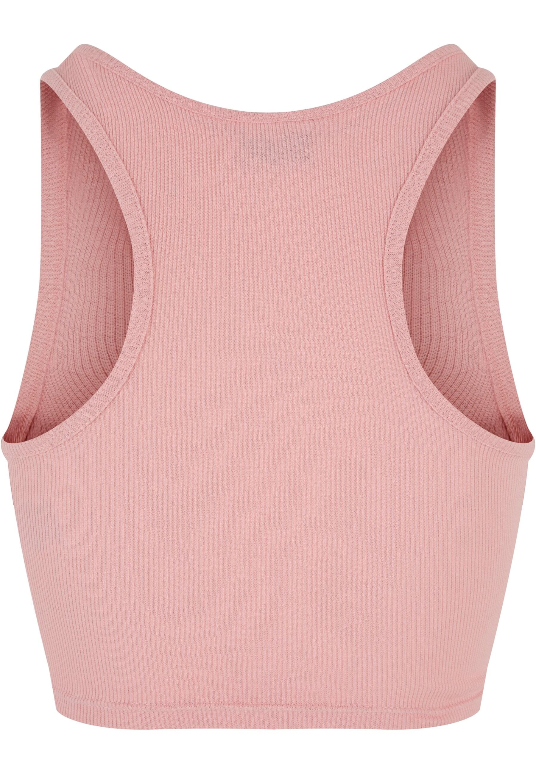 URBAN CLASSICS Muskelshirt »Urban Classics Damen Ladies Cropped Rib Top«, (1 tlg.)