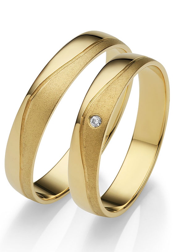 Germany Brillant/Diamant Geschenk ohne Firetti »Schmuck in | bestellen - Trauring o. 375 Gold mit Made BAUR Hochzeit Ehering \