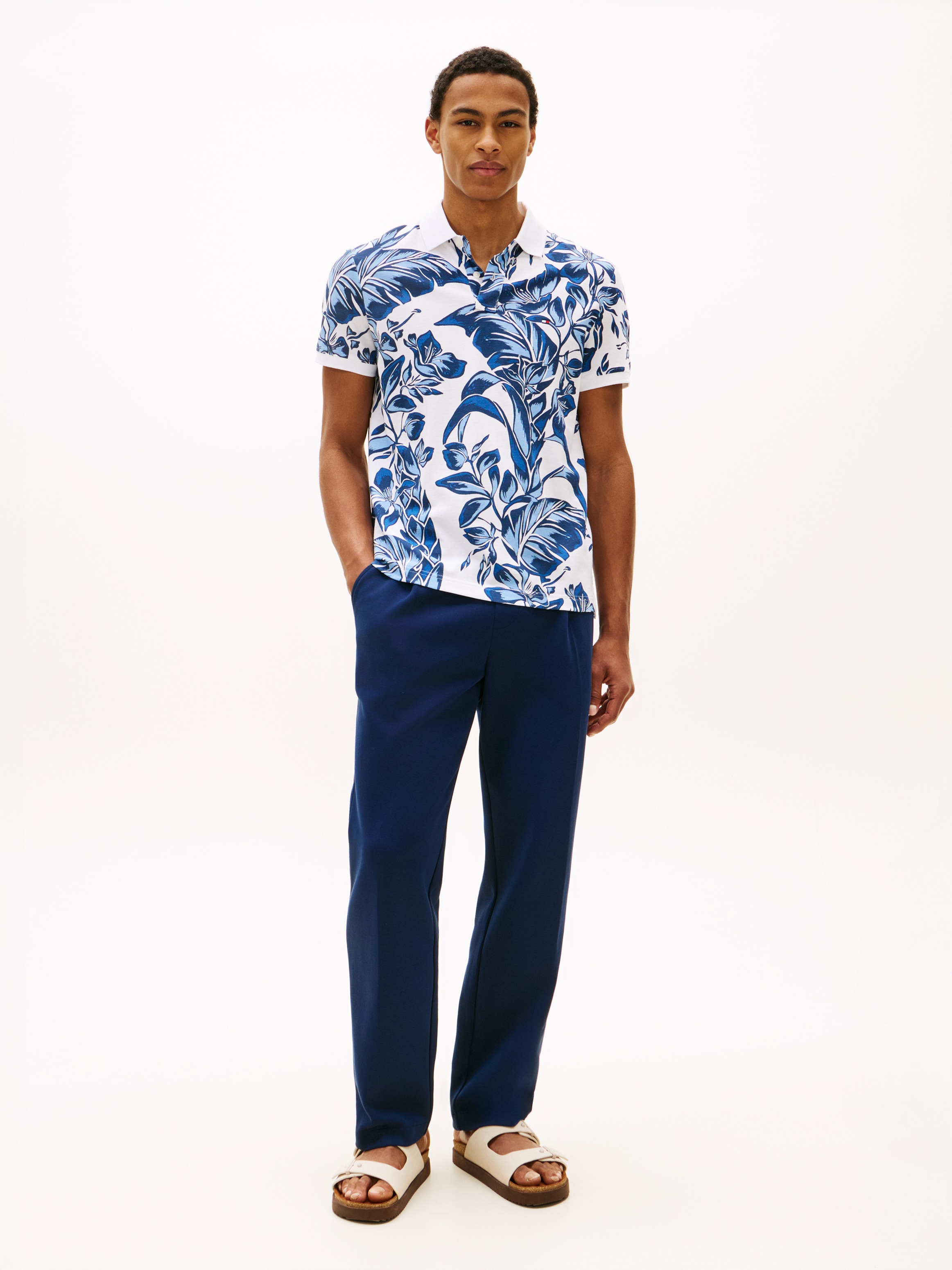 Tommy Hilfiger Poloshirt »FLORAL AOP REGULAR« mit Blumenprint, regular fit