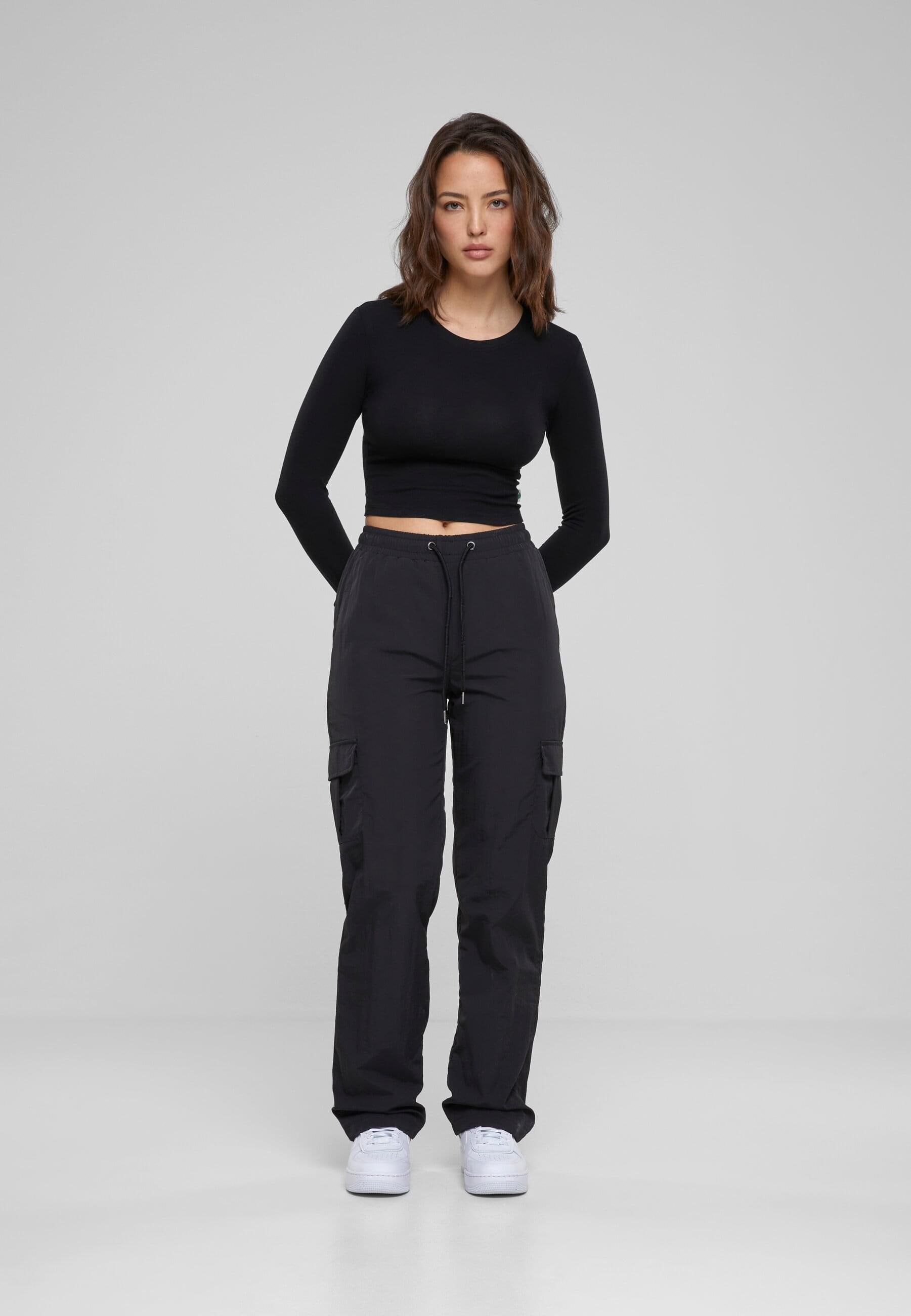 URBAN CLASSICS Cargohose »Urban Classics Damen Ladies Nylon Cargo Pants«, (1 tlg.)