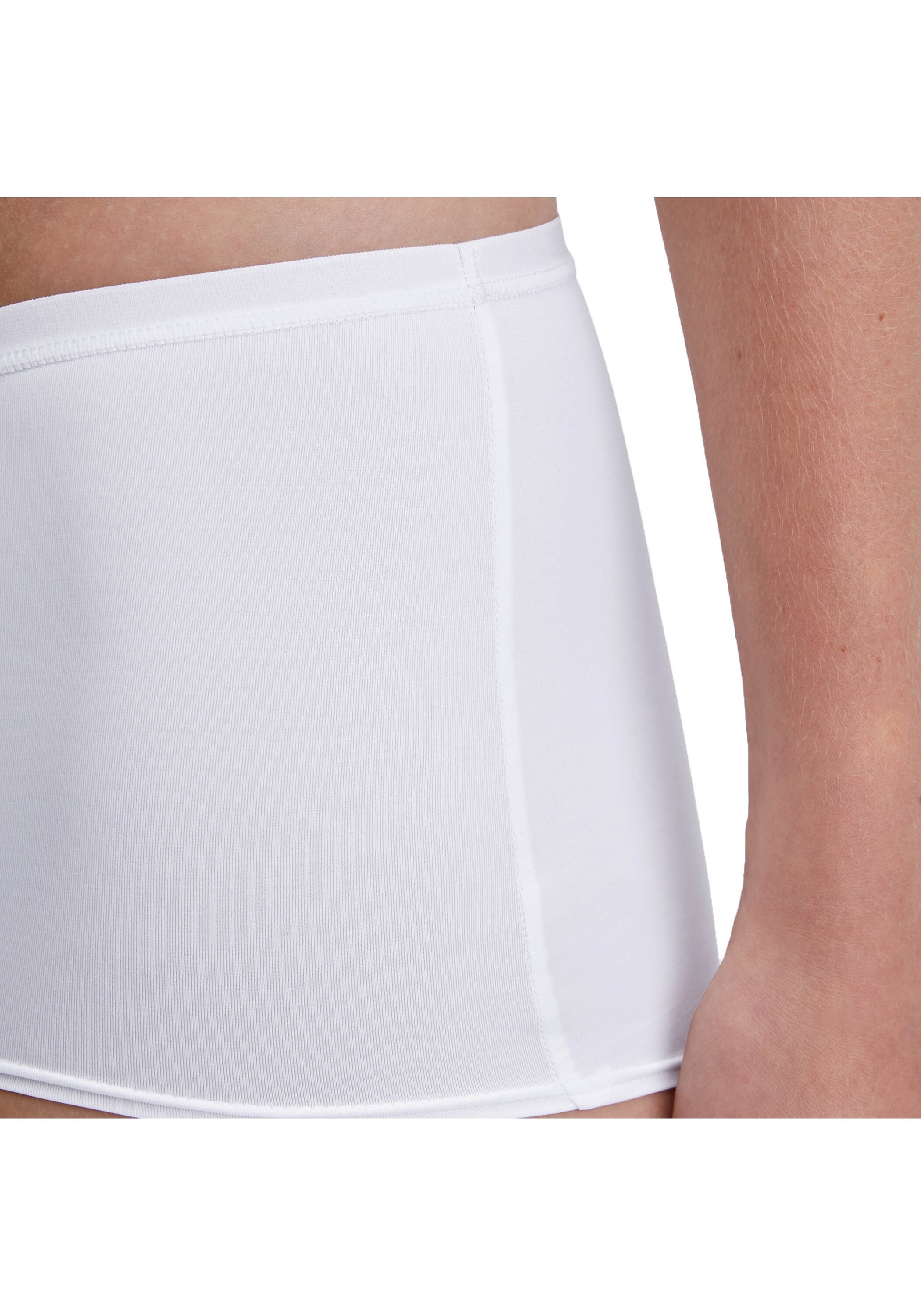 Slip CALIDA "Sleek Skin", Damen, Gr. S (40/42), weiß, Single Jersey, Obermaterial: 73% Polyamid, 27% Elasthan, körpernah, Unterhosen Slip, weich, elastischer Bund, schmaler Schnitt 5