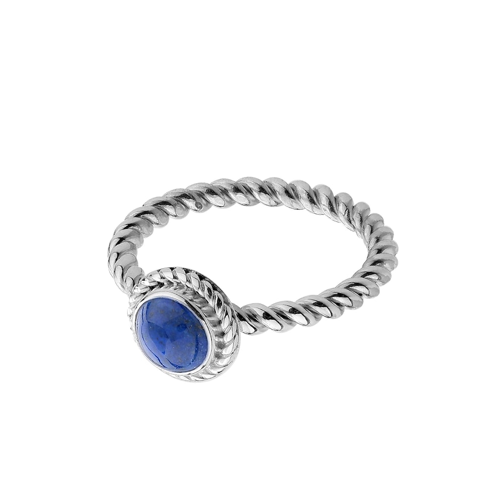 Nenalina Fingerring »Lapislazuli Geburtsstein September Edel 925 Silber«