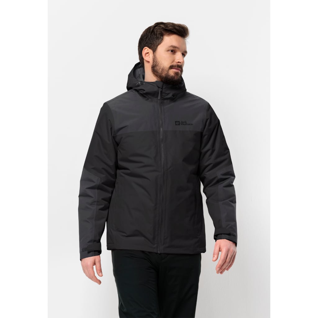 Jack Wolfskin Winterjacke »JASPER INS JKT M«, mit Kapuze