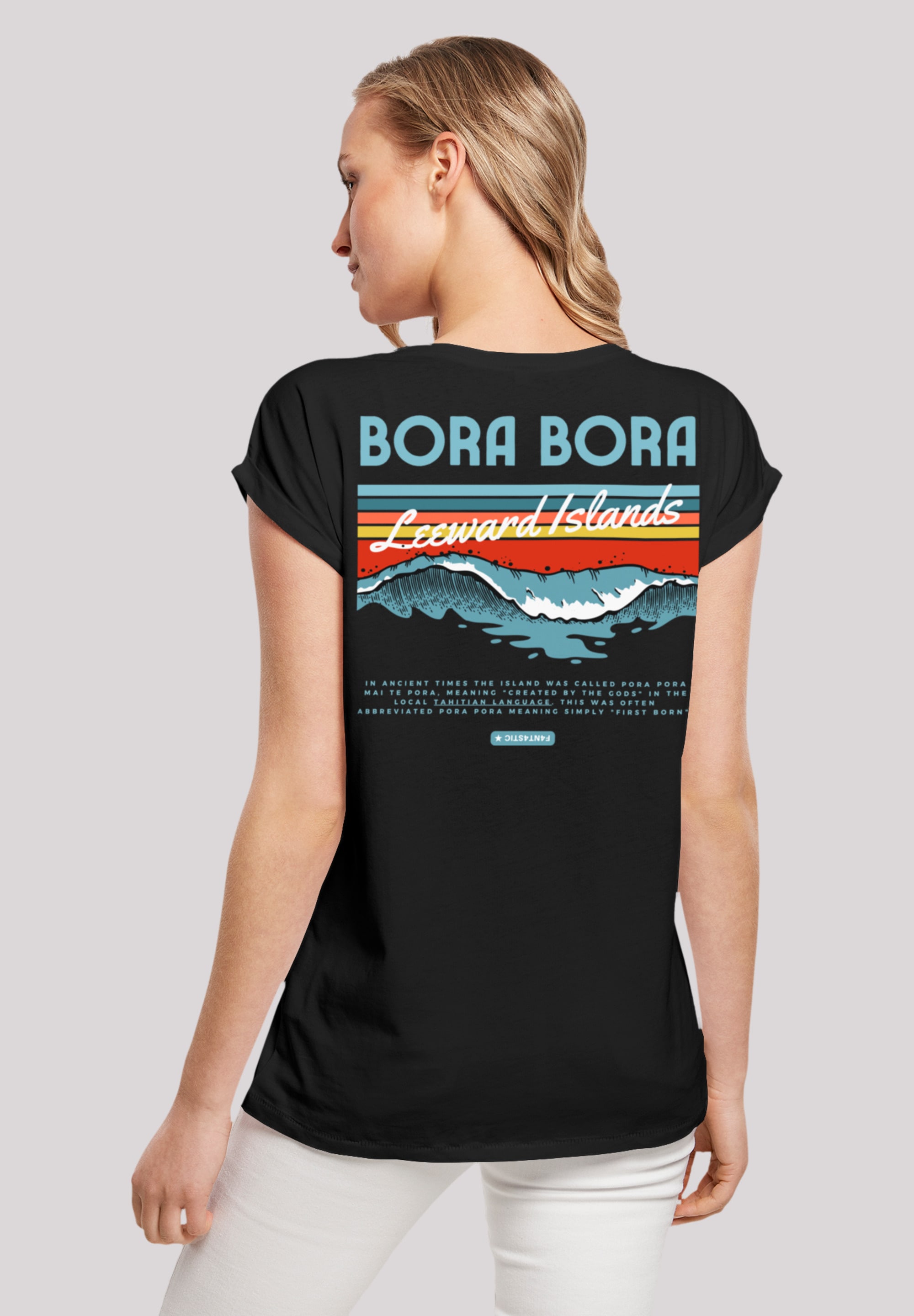 F4NT4STIC T-Shirt »Bora Bora Leewards Island«, Print