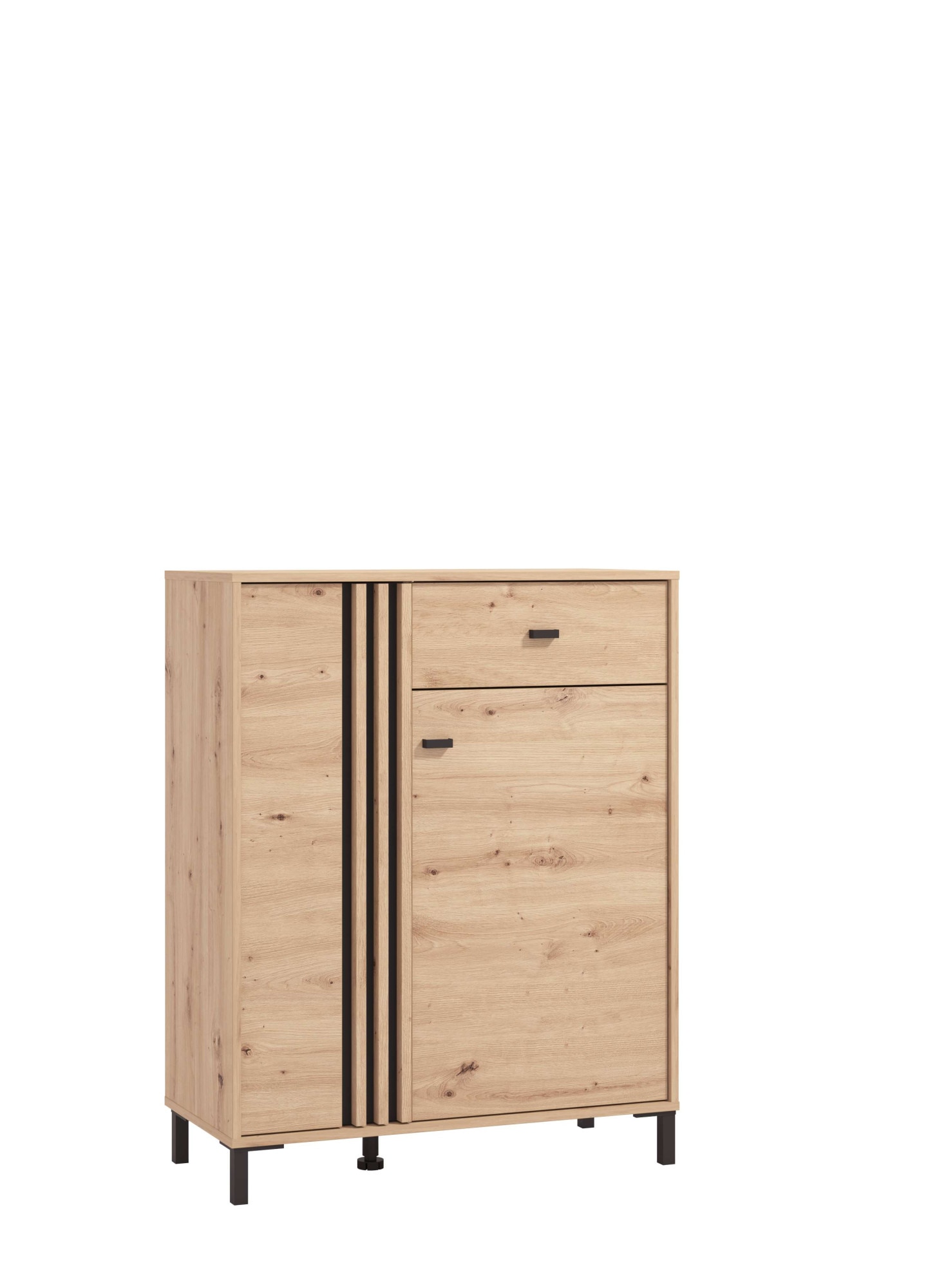 Home affaire Schuhschrank »LAVAL Schuhregal, Schuhkommode« Drei Regale und eine Schublade. Gesamtbreite 86,5 cm