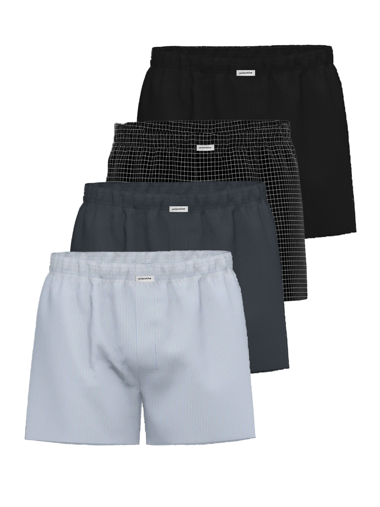seidensticker Boxershorts "4er Pack Herren Boxer Short"