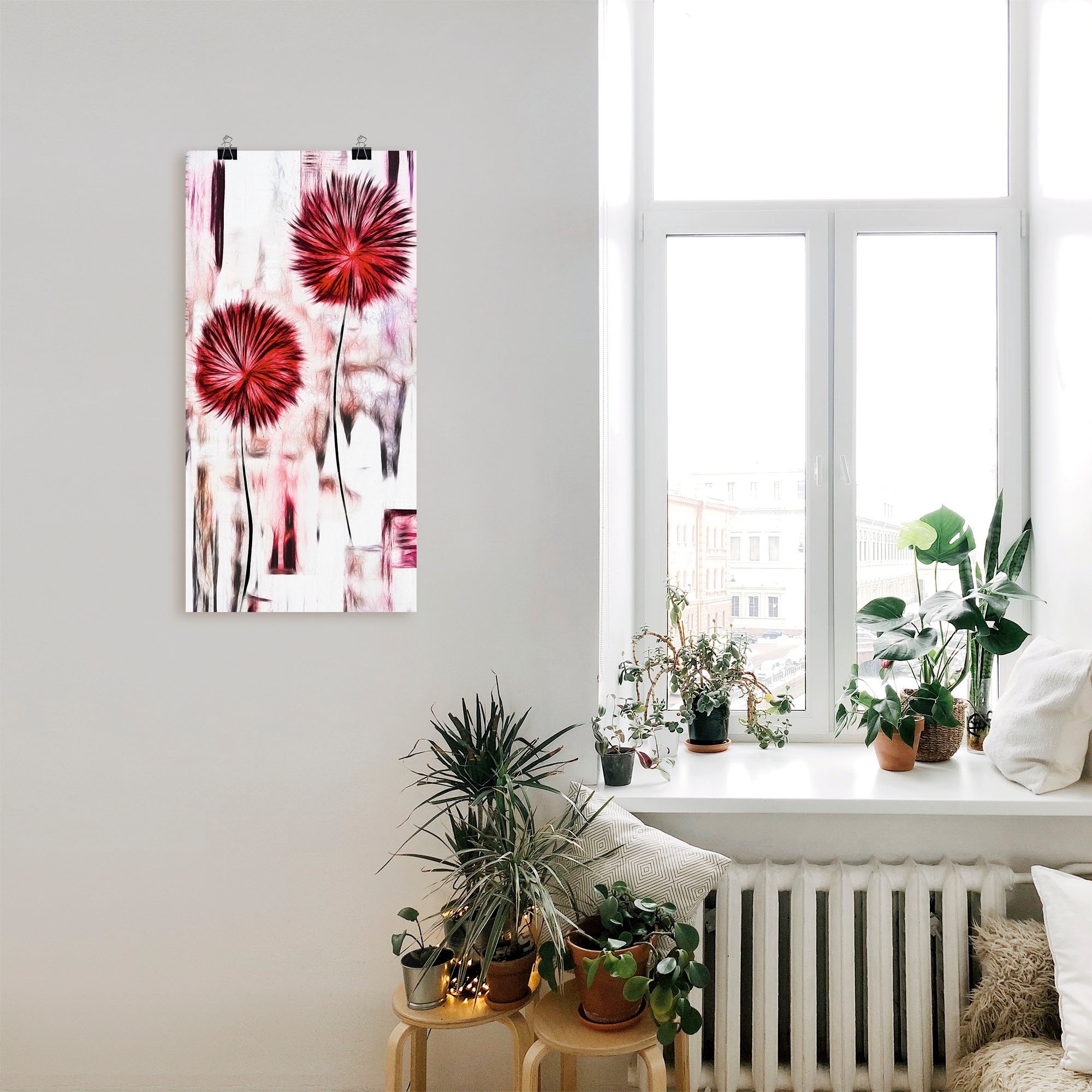Artland Wandbild »Blumen«, Blumen, (1 St.), als Alubild, Leinwandbild, Wandaufkleber oder Poster in versch. Größen