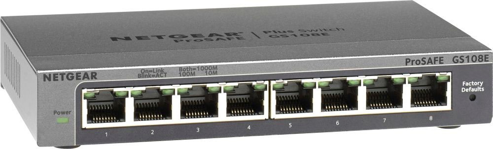 NETGEAR Netzwerk-Switch »GS108E Switch 8 Port«...