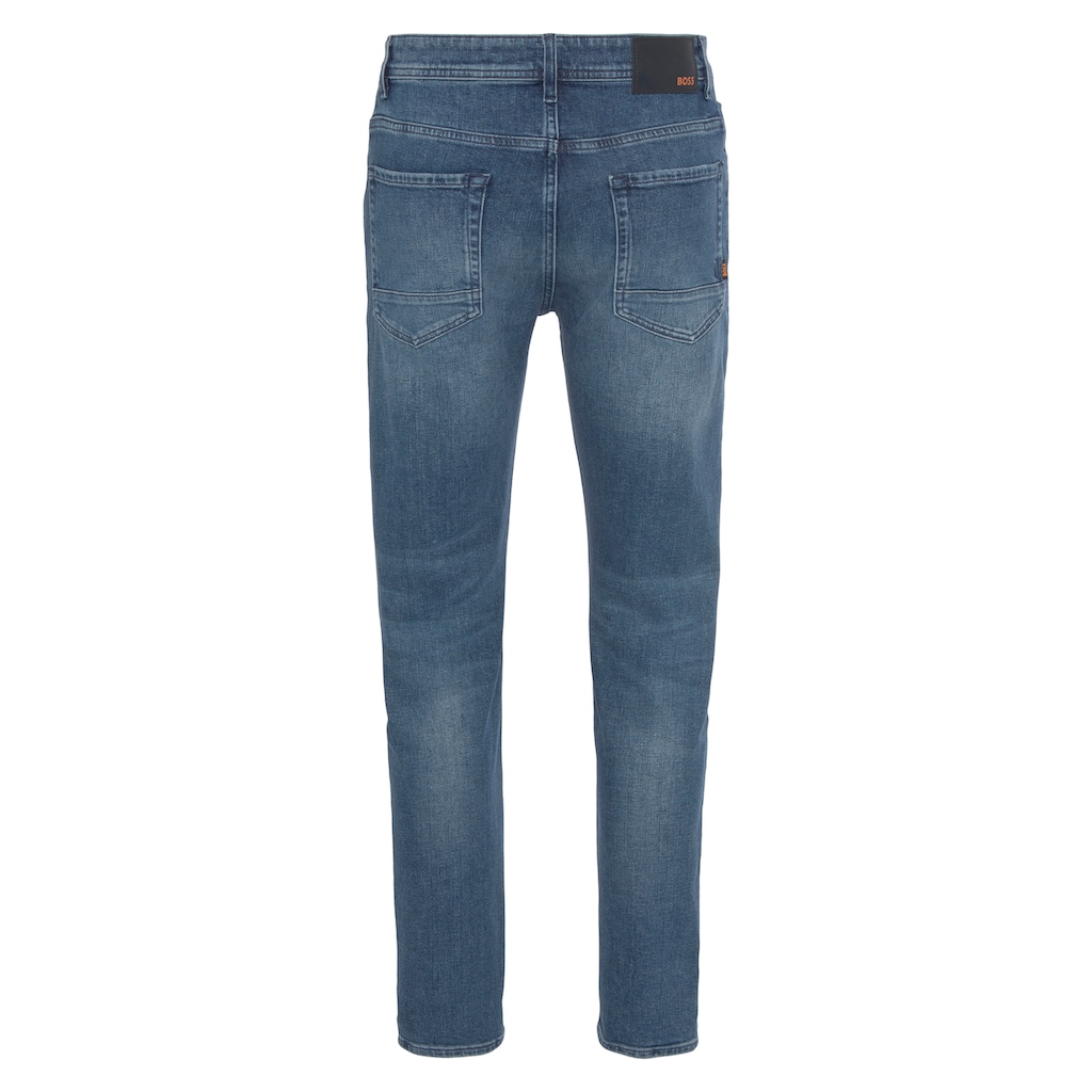 BOSS ORANGE Regular-fit-Jeans »Taber BC-C«, mit Markenlabel