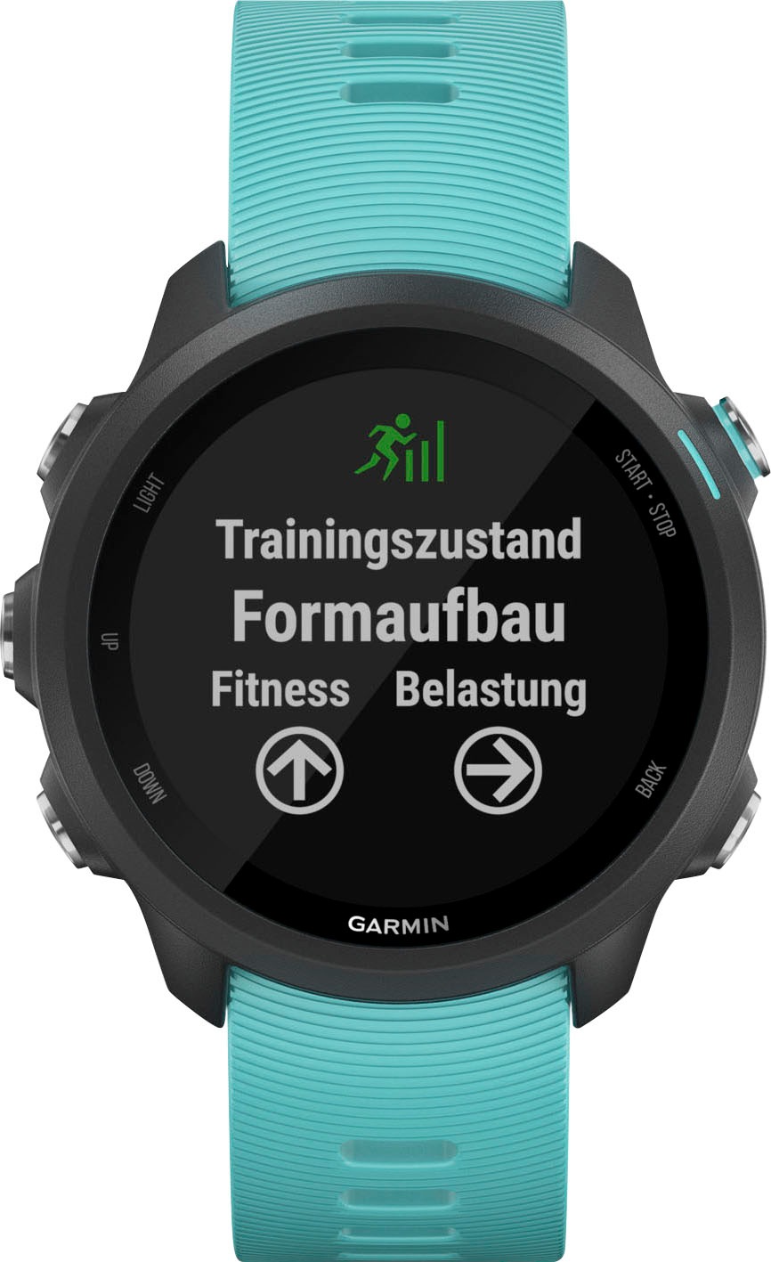 Garmin Smartwatch »FORERUNNER 245 MUSIC«, (Garmin GPS-Laufuhr mit Musikplayer)